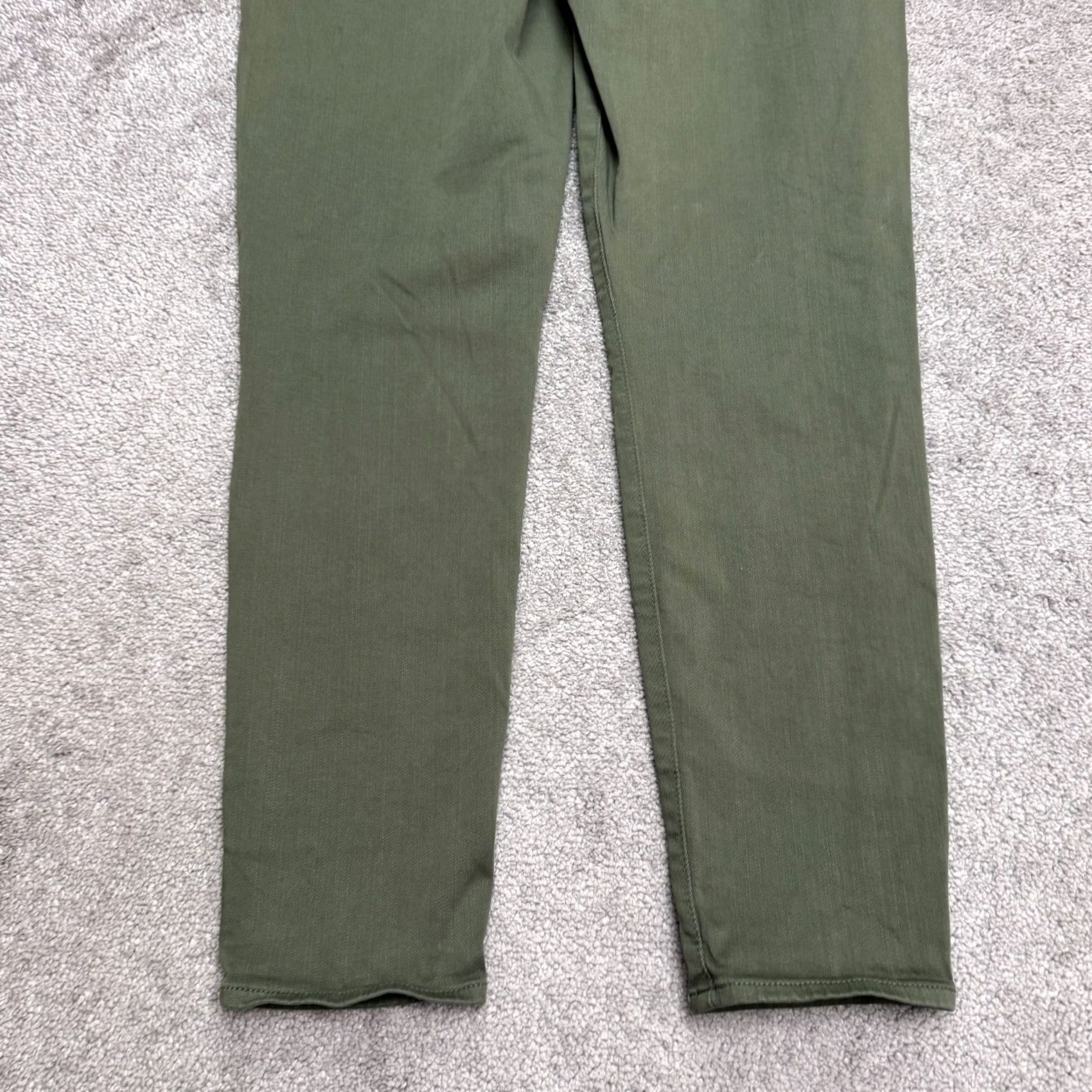 7 For All Mankind 7 for all mankind stretch high rise ankle denim jeans women 32 green Size 24" / US 00 / IT 34 - 3 Thumbnail