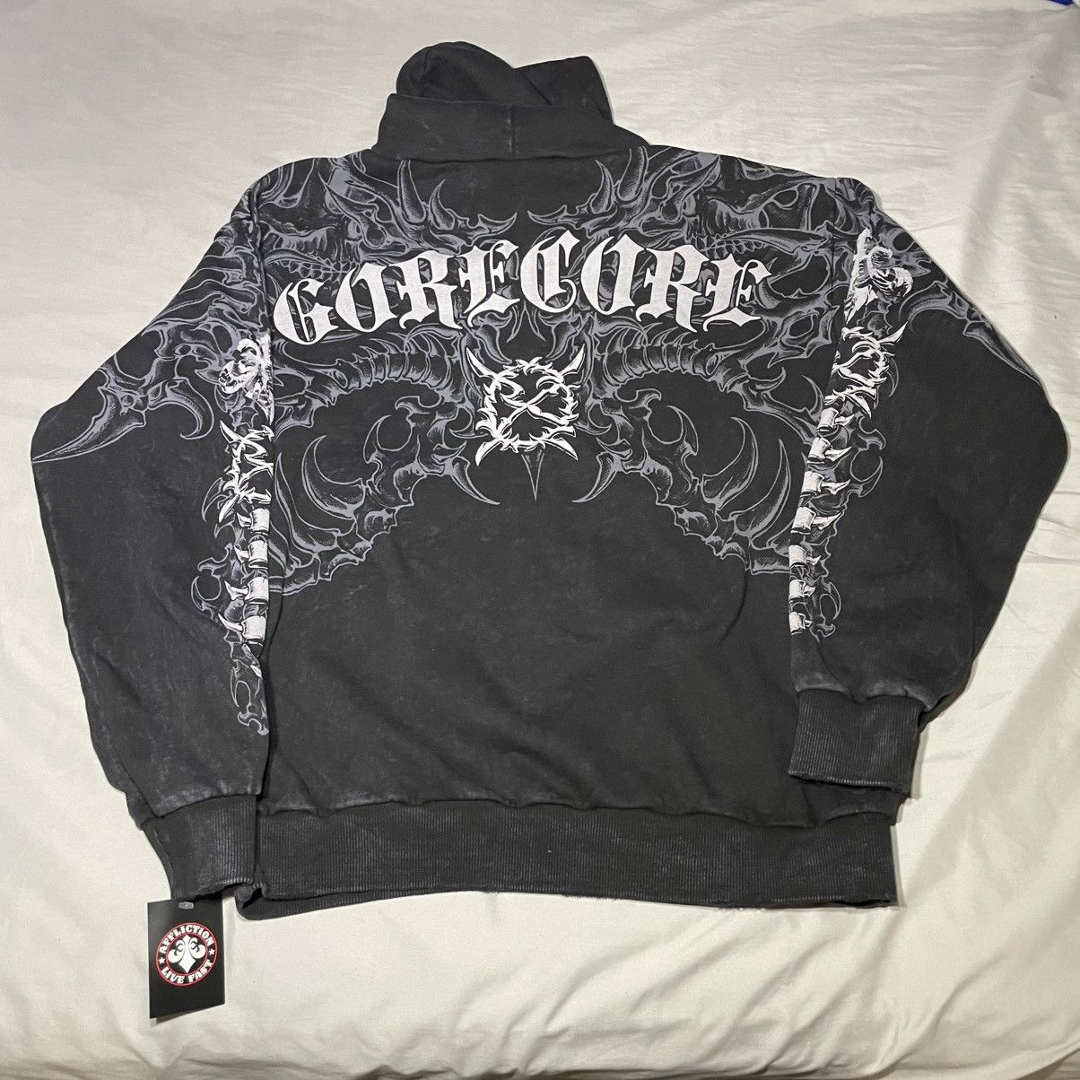 Affliction Affliction GoreCore Ken Carson Zip Up Hoodie Black Large Size US L / EU 52-54 / 3 - 2 Thumbnail