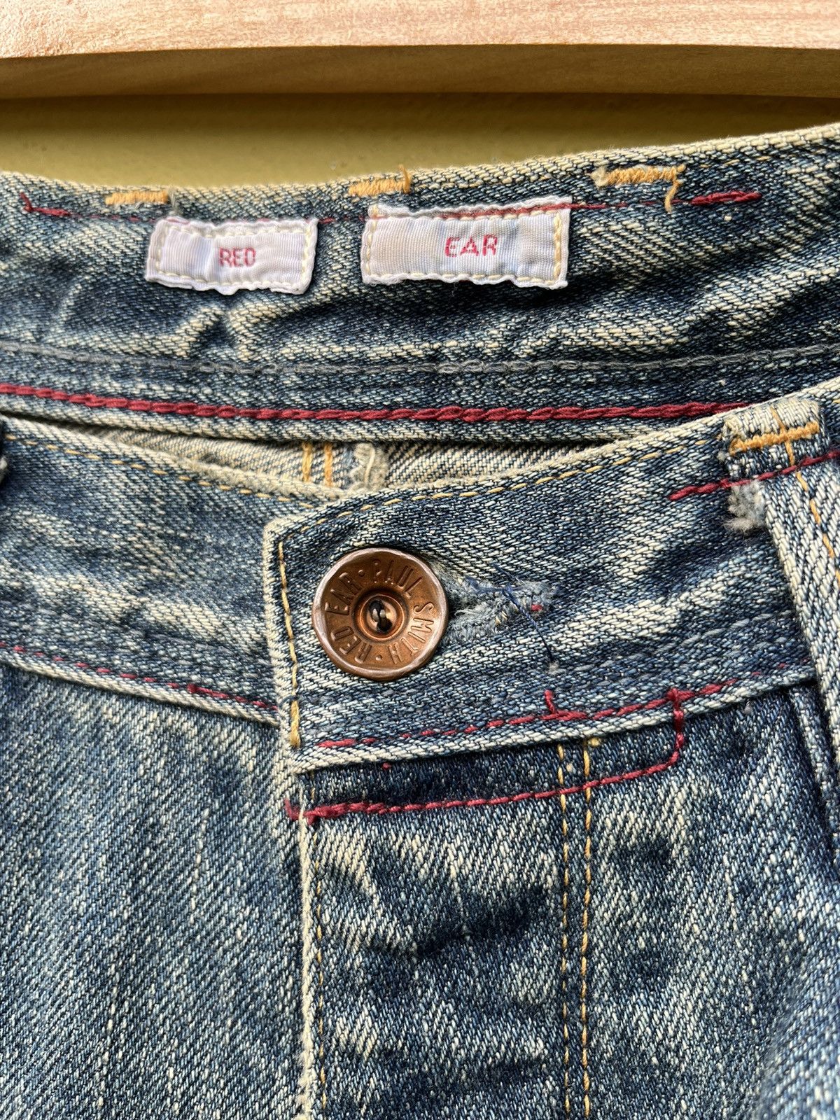 Paul Smith × Paul Smith Red Ear Distressed paul smith red ear jeans Size US 34 / EU 50 - 8 Thumbnail
