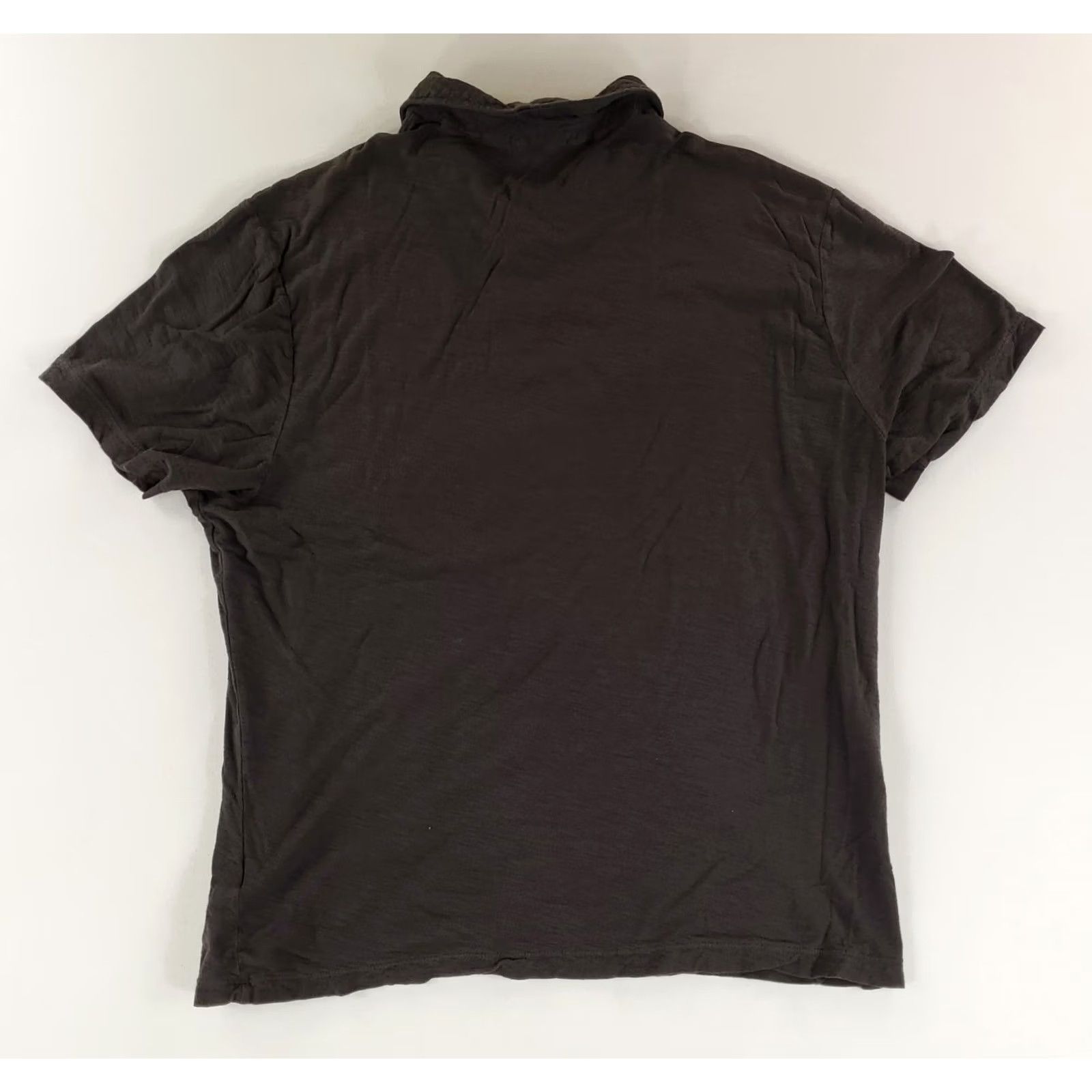 James Perse James Perse Polo Shirt Dark Gray Short Sleeve Mens XL Size 4 Size US XL / EU 56 / 4 - 4 Thumbnail