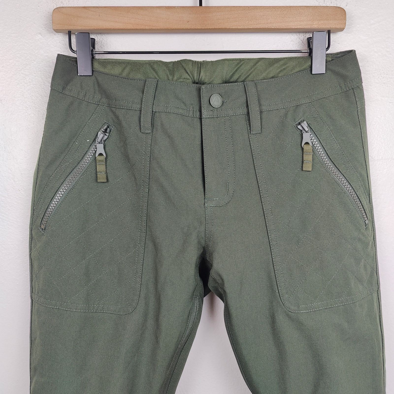 Burton Burton Vida 2L Stretch Snowboarding Pants XS Forest Moss Size 26" / US 2 / IT 38 - 2 Thumbnail