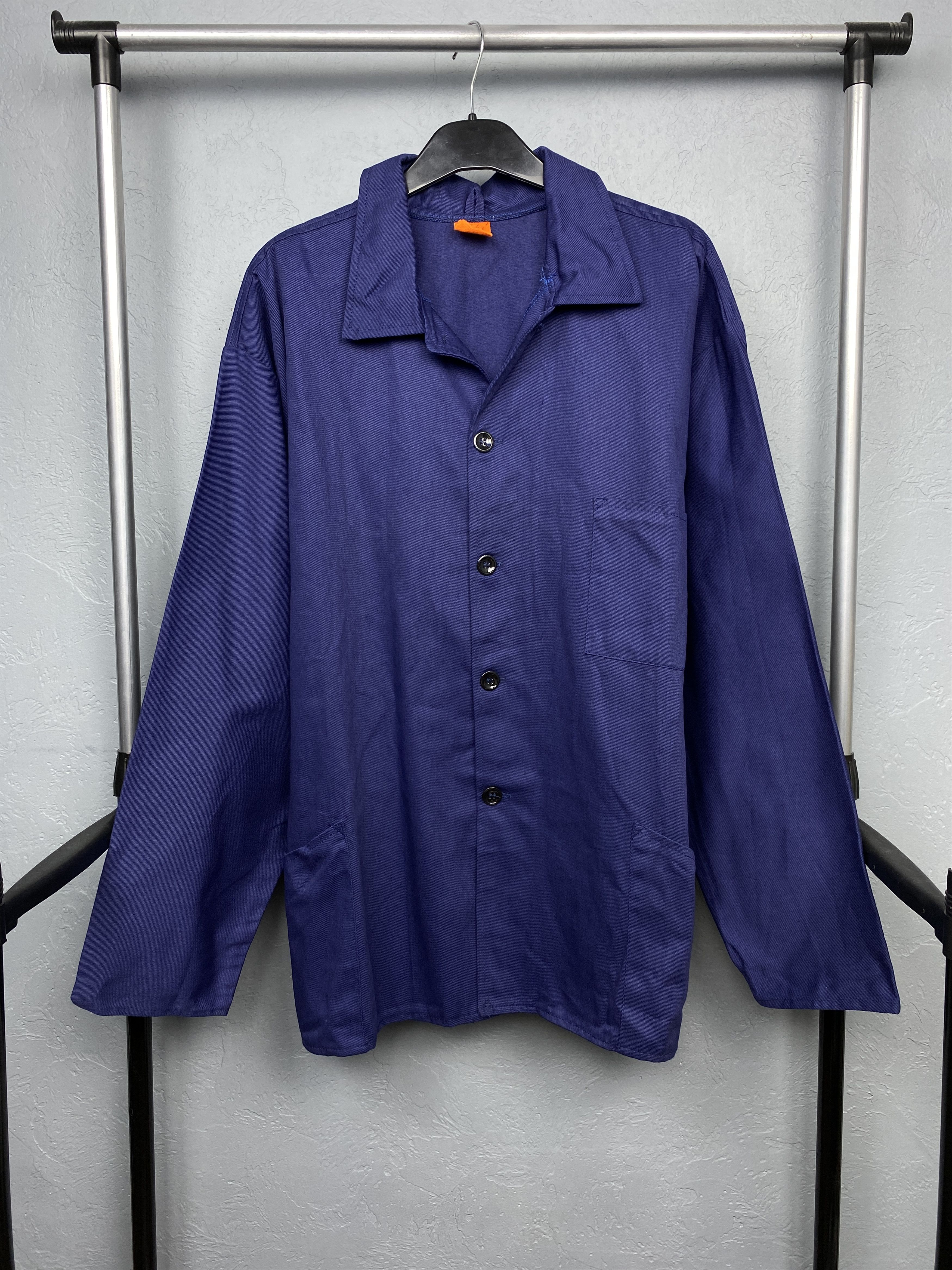 Le Laboureur 90s Vintage Mens French Workwear Chore Utility Jacket Size US XL / EU 56 / 4 - 1 Thumbnail