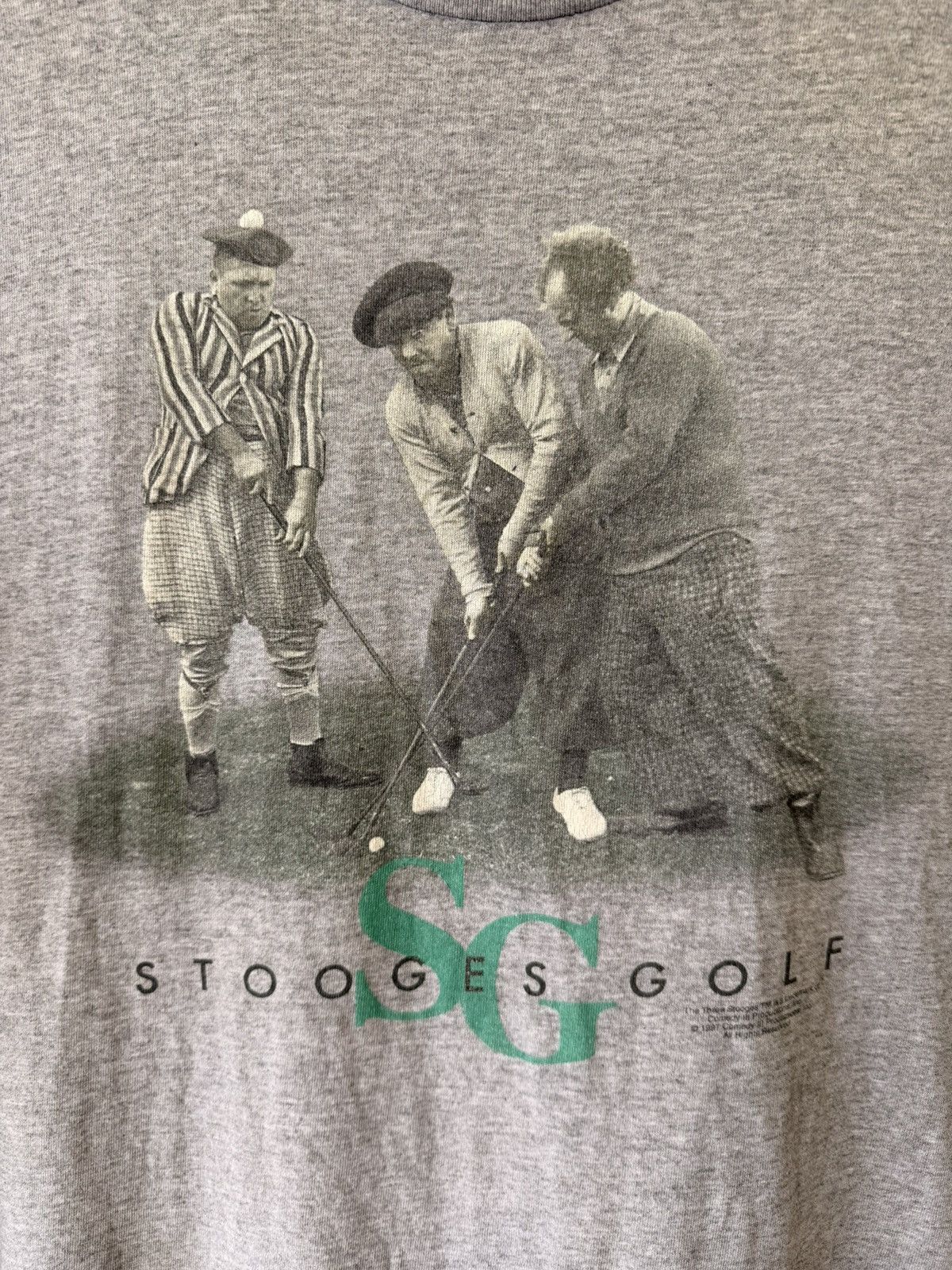 Vintage Vintage 1997 The Three Stooges "Stooges Golf" T-Shirt Size US XL / EU 56 / 4 - 2 Thumbnail