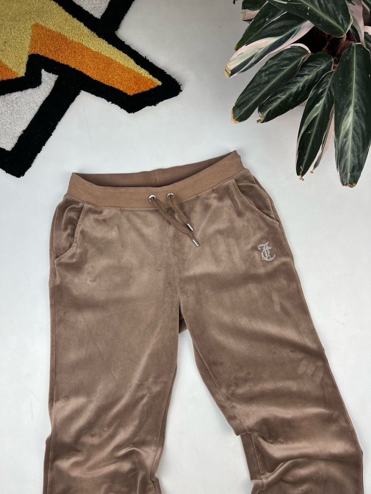 Juicy Couture × Vintage VINTAGE JUICY COUTURE VELOUR PANTS Size 28" / US 6 / IT 42 - 8 Thumbnail