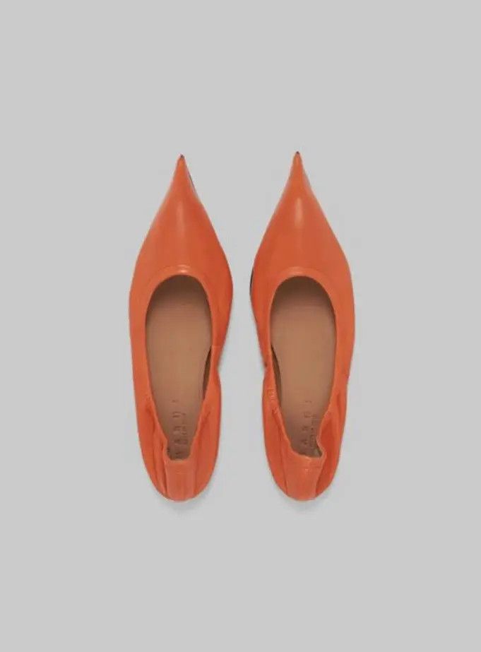 Marni o1srvl11e0624 Mules in Orange Size US 5 / IT 35 - 2 Thumbnail