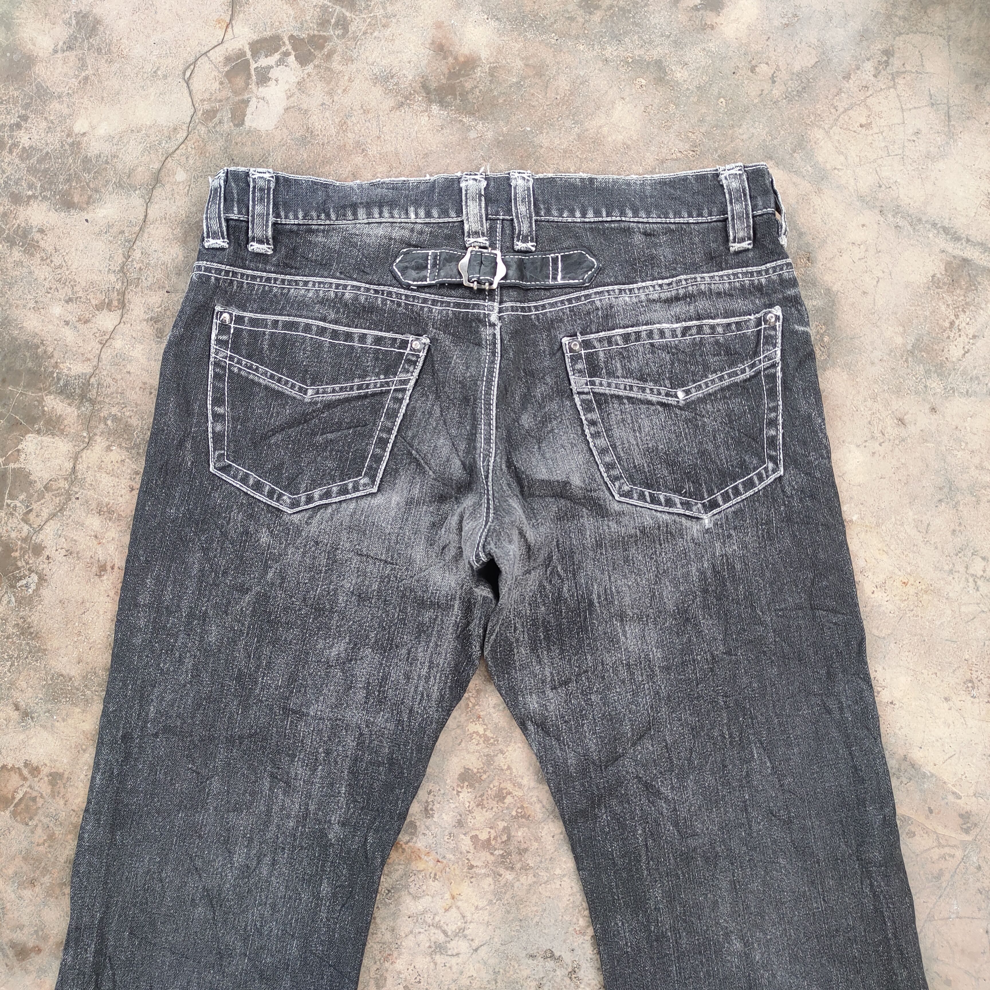 Japanese Brand W31 VINTAGE JAPANESE FADED BLACK JEANS DENIM PANTS Size US 31 - 9 Thumbnail