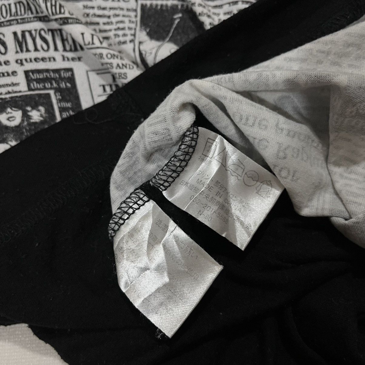 If Six Was Nine × Japanese Brand × Le Grande Bleu (L.G.B.) Defective struct poem anarchy double layer like a hysteric Size US L / EU 52-54 / 3 - 7 Thumbnail