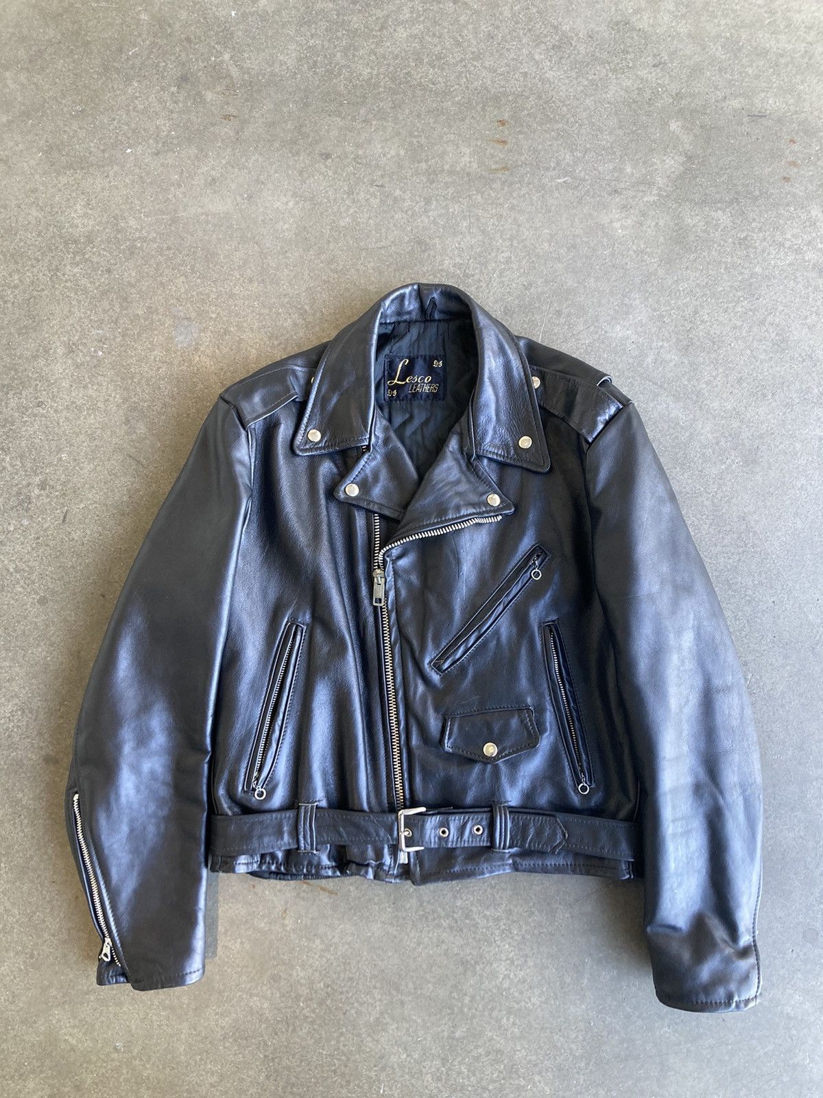 Lesco Leathersヴィンテージ　ライダース　 hedi slimane Lesco Leathersヴィンテージ ライダース hedi slimane - メルカリ