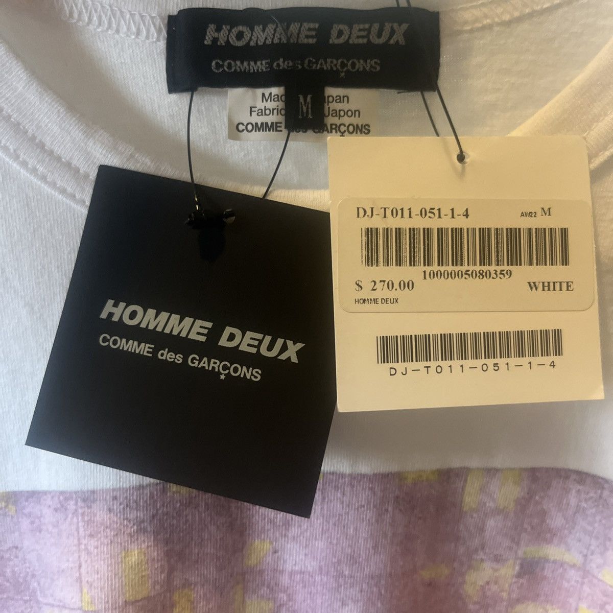 Comme des Garcons Homme × Comme des Garcons Homme Plus Comme des garçons home graphic t shirt NWT Size US M / EU 48-50 / 2 - 5 Thumbnail