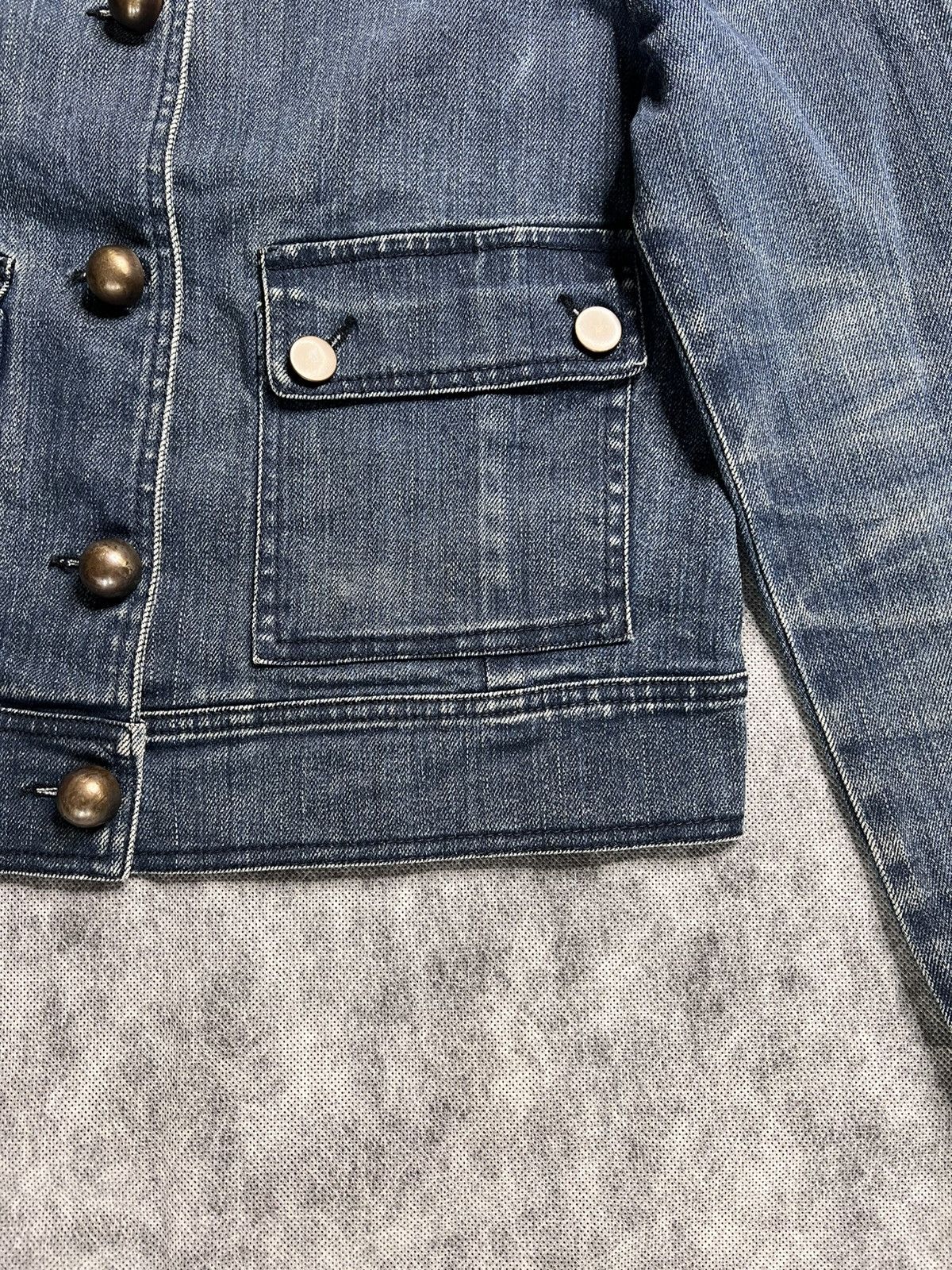 Lanvin LANVIN LOVES ACNE JEANS DENIM JACKET sz 38 WOMEN Size XS / US 0-2 / IT 36-38 - 7 Thumbnail