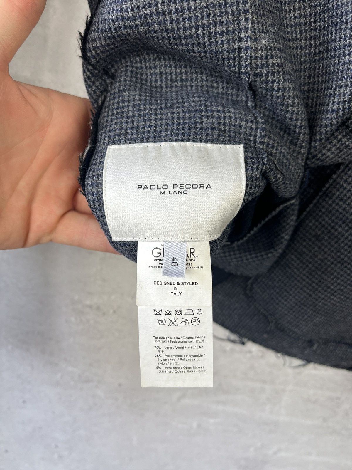 Paolo Pecora Milano - Reversible Unconstructed Blazer 48