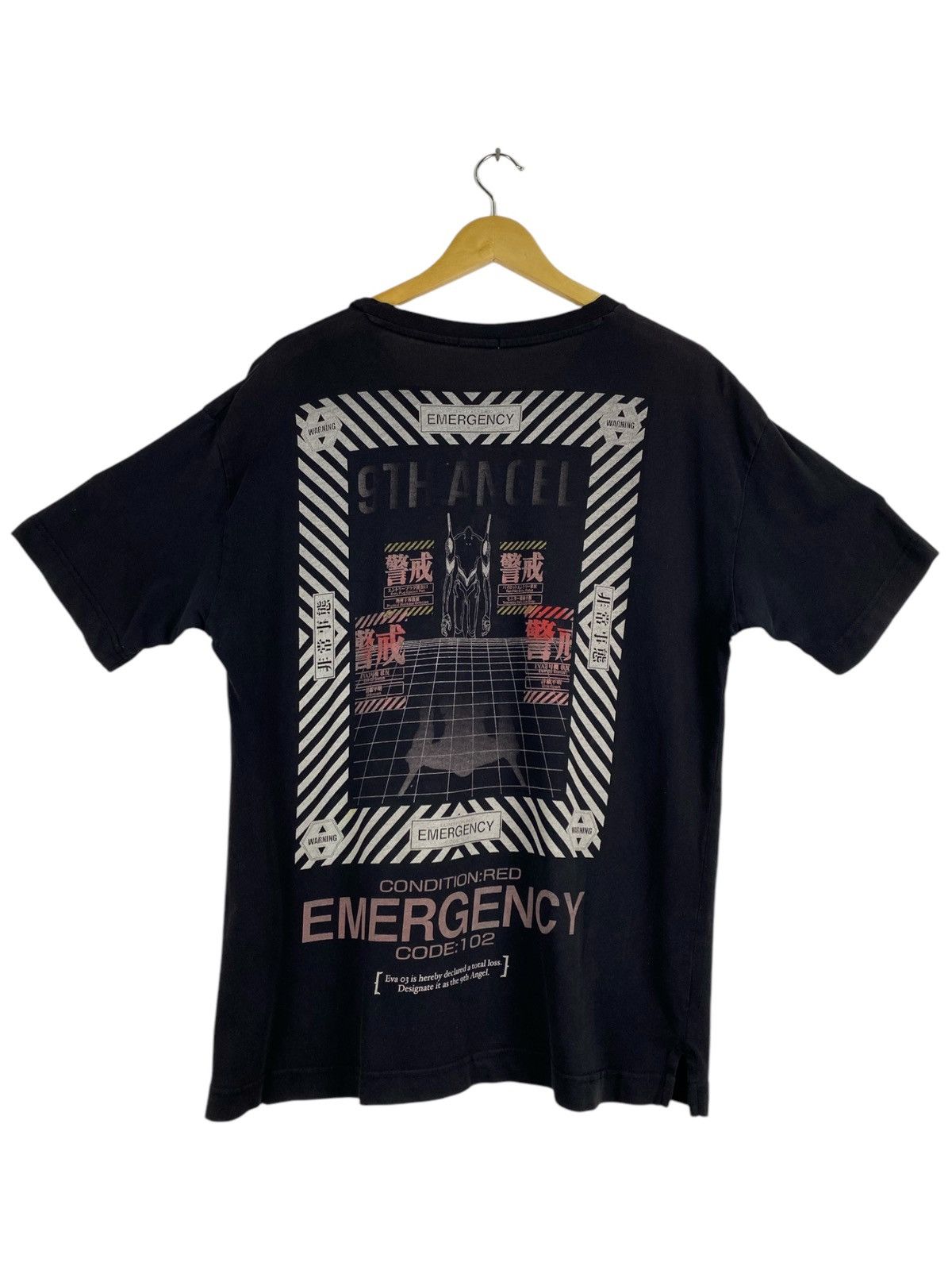 Vintage Neon Genesis Evangelion Eva 03 Emergency Code 102 T Shirt Size US M / EU 48-50 / 2 - 1 Thumbnail