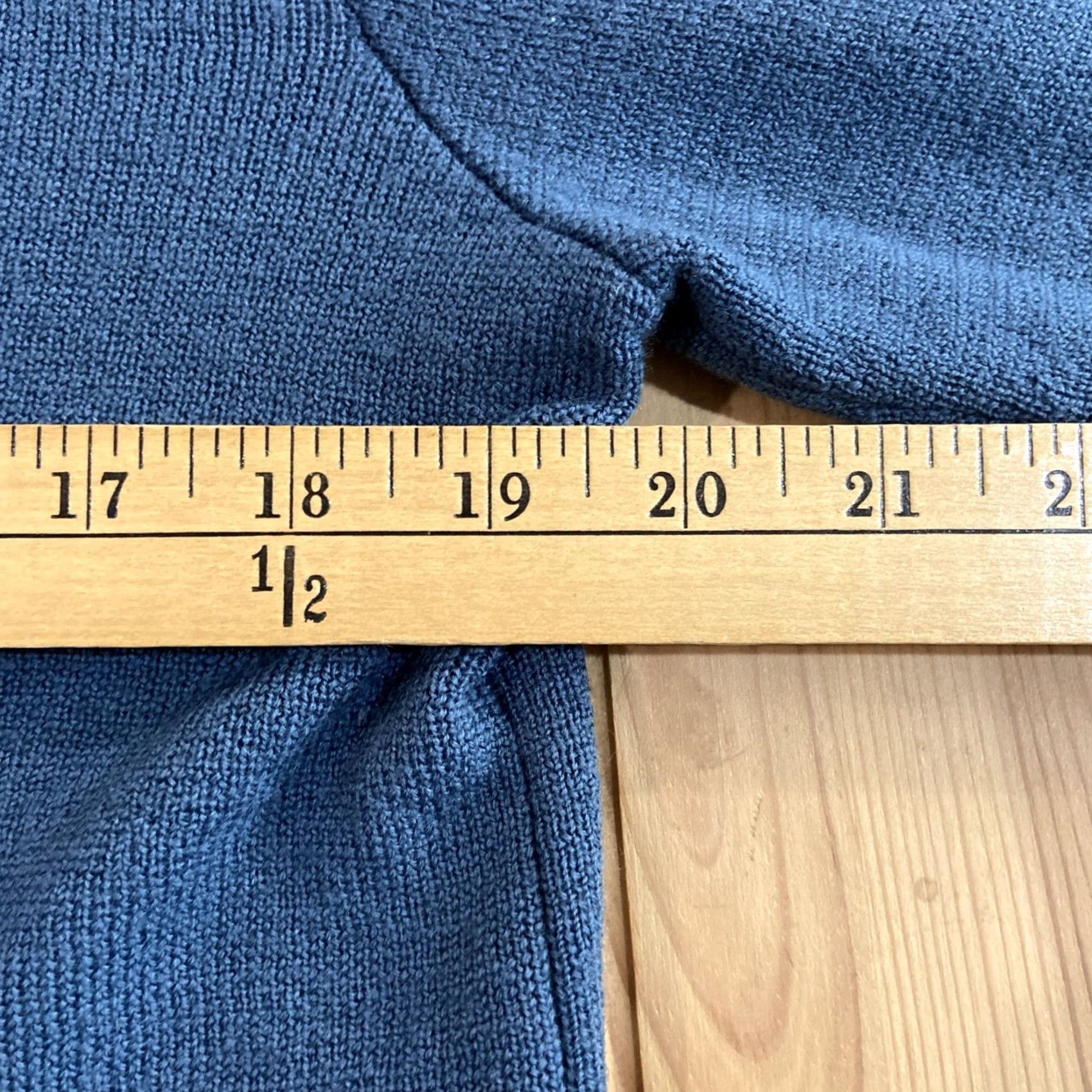 Vintage Ibex Mens Pullover 1/4 Zip Merino Wool Blue Size M Size US M / EU 48-50 / 2 - 4 Thumbnail