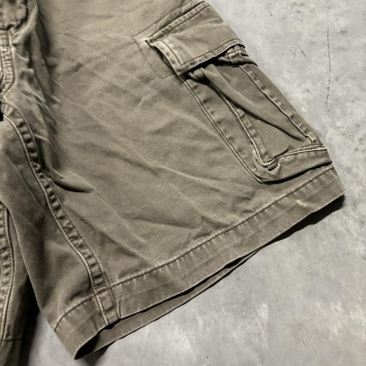 Japanese Brand × Vintage Vintage Y2K/2000s Baggy Grunge Brown Skater Style Cargo Shorts! Size US 34 / EU 50 - 4 Thumbnail