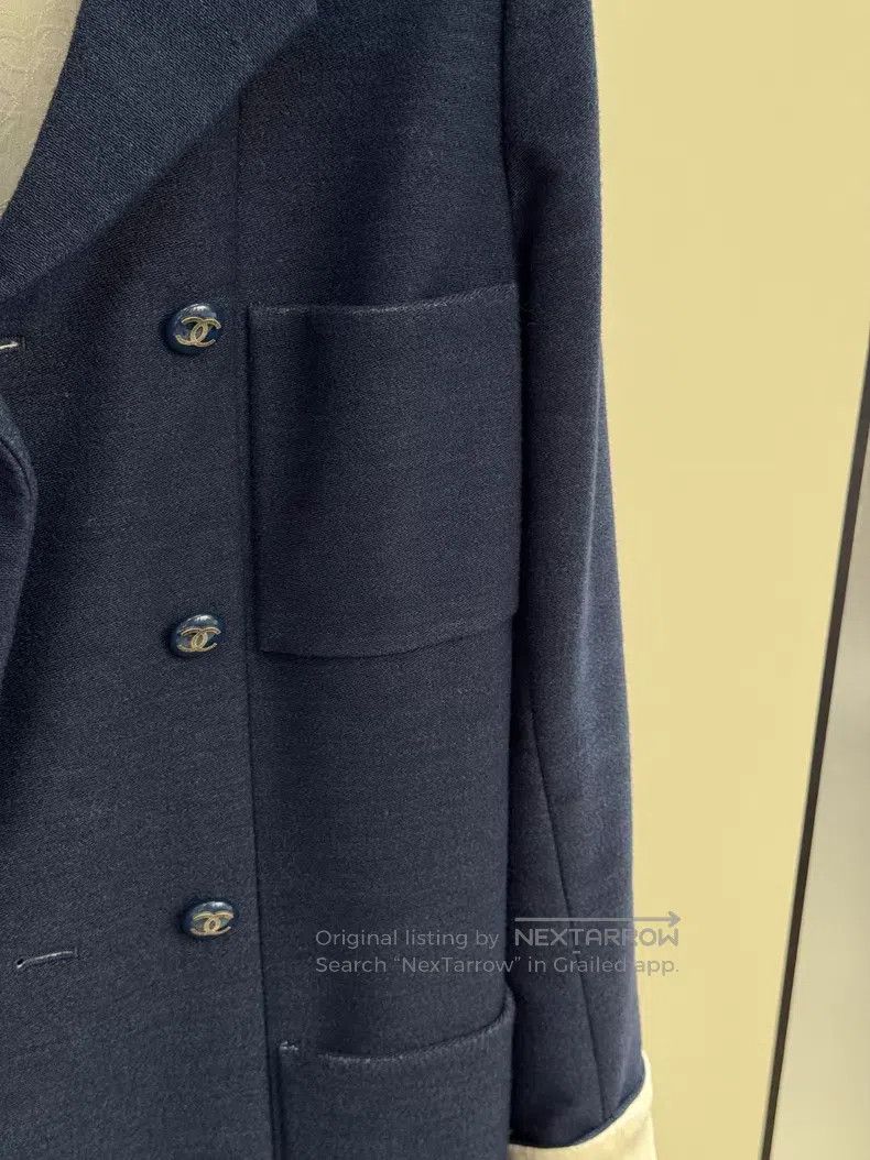Chanel Chanel Denim blue windbreaker double-breasted Size XXS / US 00 / IT 34 - 7 Thumbnail