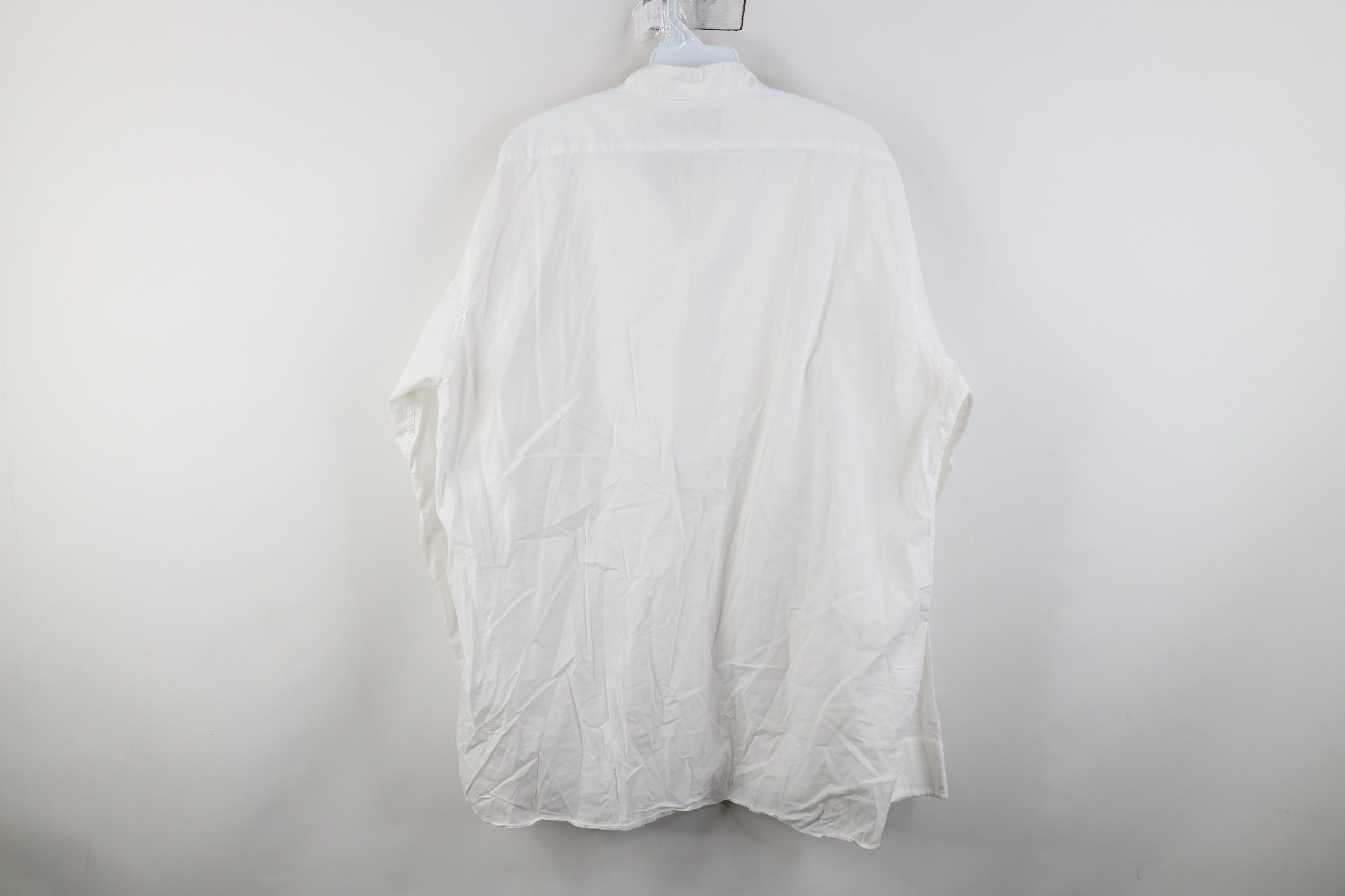 Ralph Lauren Vintage 90s Ralph Lauren Tuxedo Collared Button Shirt White Size US L / EU 52-54 / 3 - 9 Thumbnail