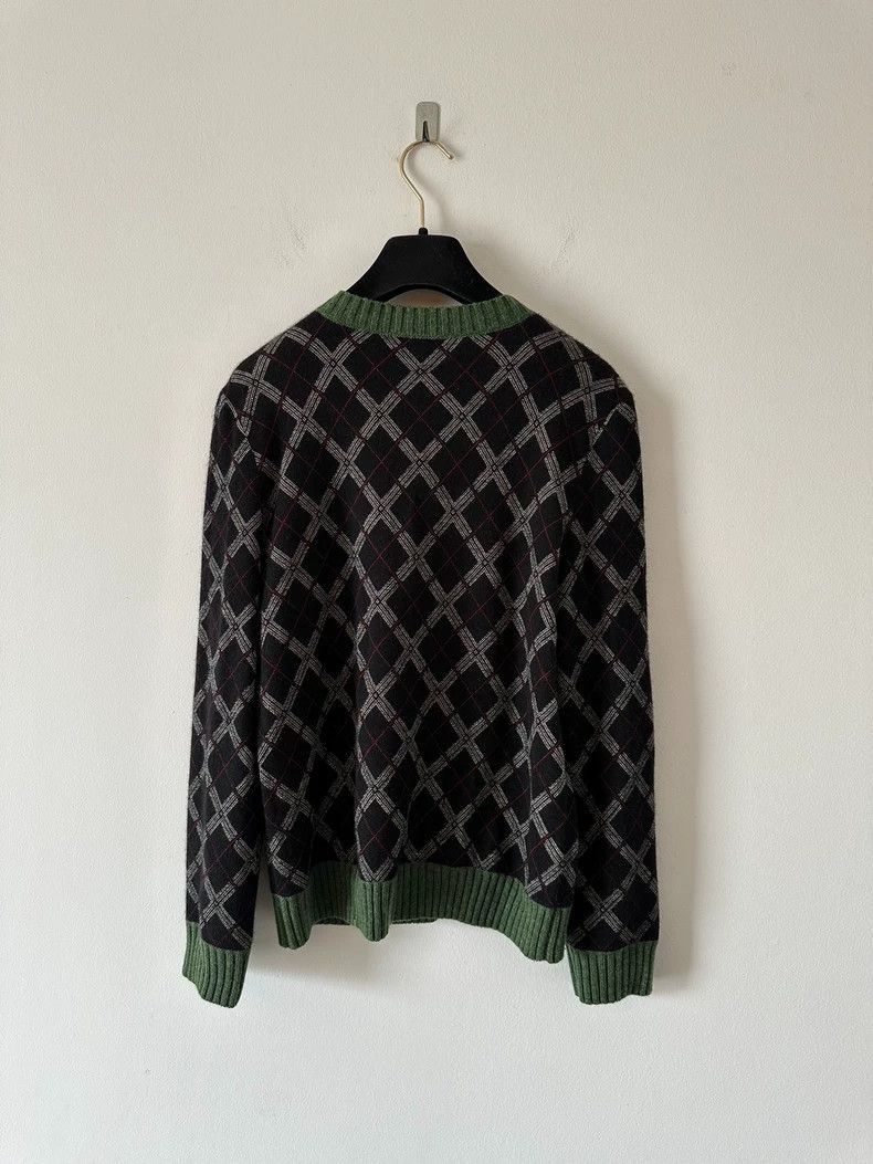 Chanel Chanel Green and Black British-style Plaid Women's Wool Car Size US M / EU 48-50 / 2 - 2 Thumbnail