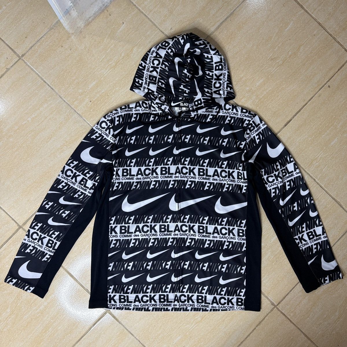 Comme des garcons x Nike black sweatshirt hoodie