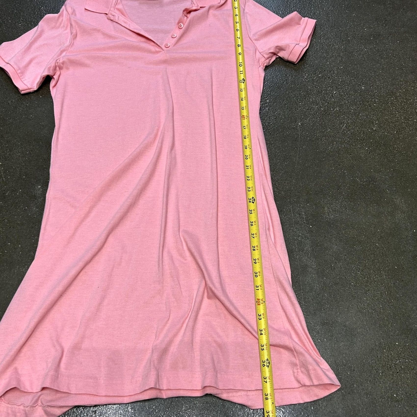 Vintage VINTAGE? No. Anthony Richards Dress Womens L Pink Polo Shirt Lounge Sleepwear Casual Size L / US 10 / IT 46 - 4 Thumbnail