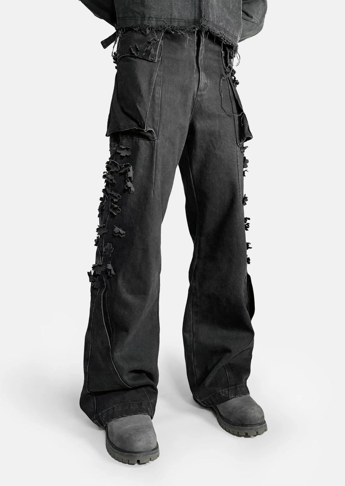 Other Junalyx Blossom Pouch Cargo Denim Size US 36 / EU 52 - 6 Thumbnail