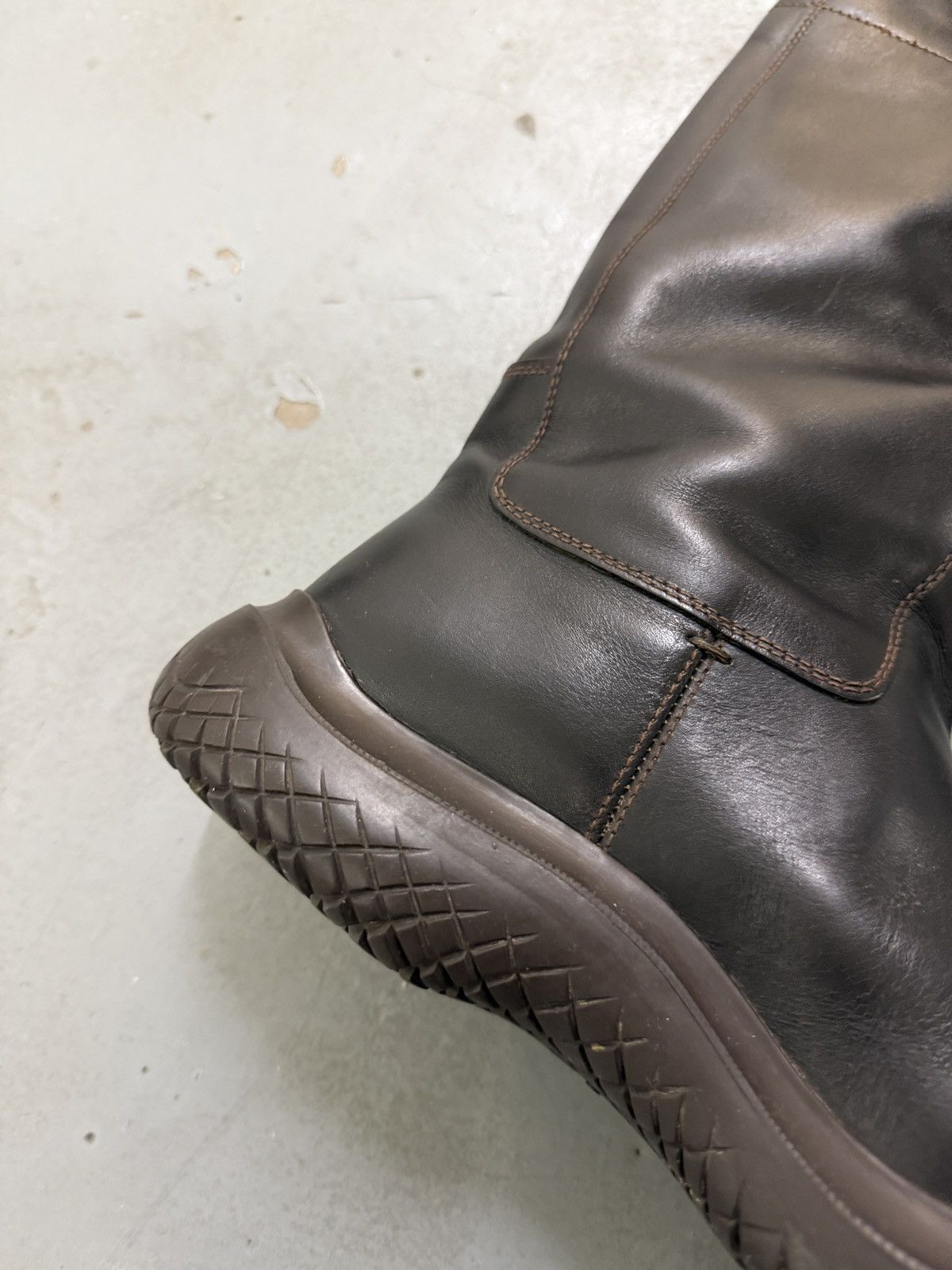 Prada Prada AW99 Runway Leather High Boots Size US 9 / EU 42 - 14 Thumbnail