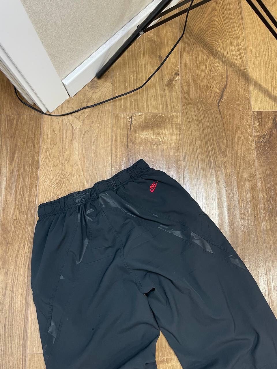 Nike × Vintage Vintage Nike Y2K Style 90’s Black Nylon Drill Pants Joggers Size US 32 / EU 48 - 17 Thumbnail