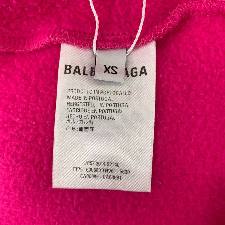 Other Balenciaga Rose-pink monogrammed hooded cotton drawstring Size XS / US 0-2 / IT 36-38 - 6 Thumbnail