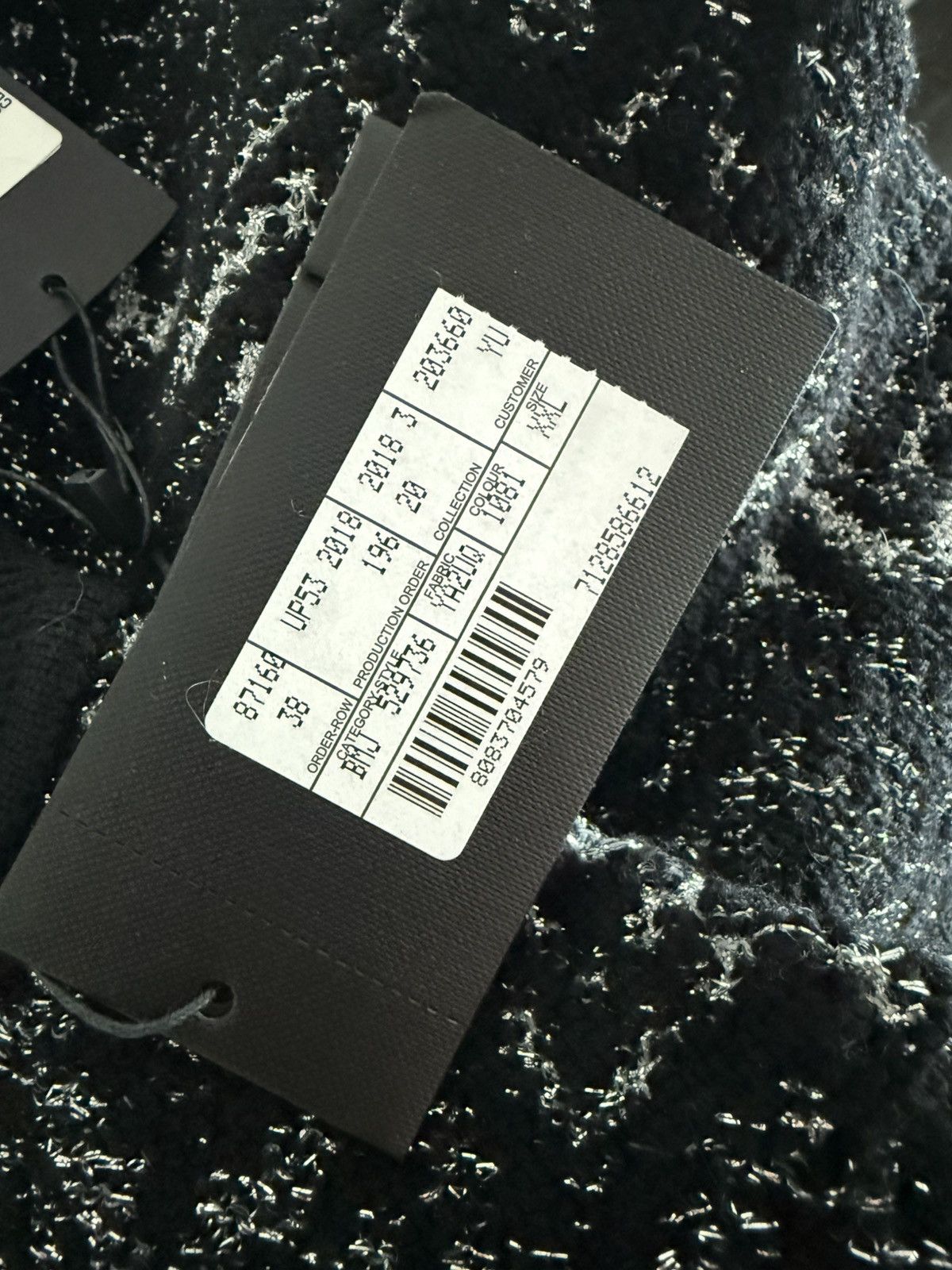 Hedi Slimane × Saint Laurent Paris × Yves Saint Laurent $1,550 Super Limited Runway Lurex Wool Sweater Brand New Size US L / EU 52-54 / 3 - 18 Thumbnail