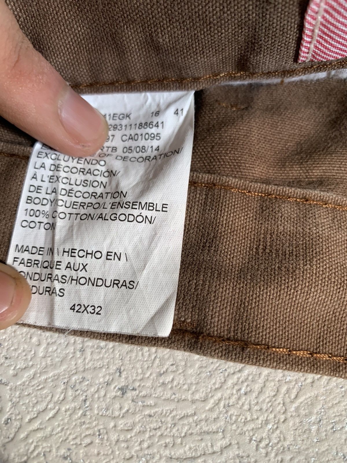 Dickies Dickies Duck Carpenter Dark Brown Size US 42 / EU 58 - 8 Thumbnail