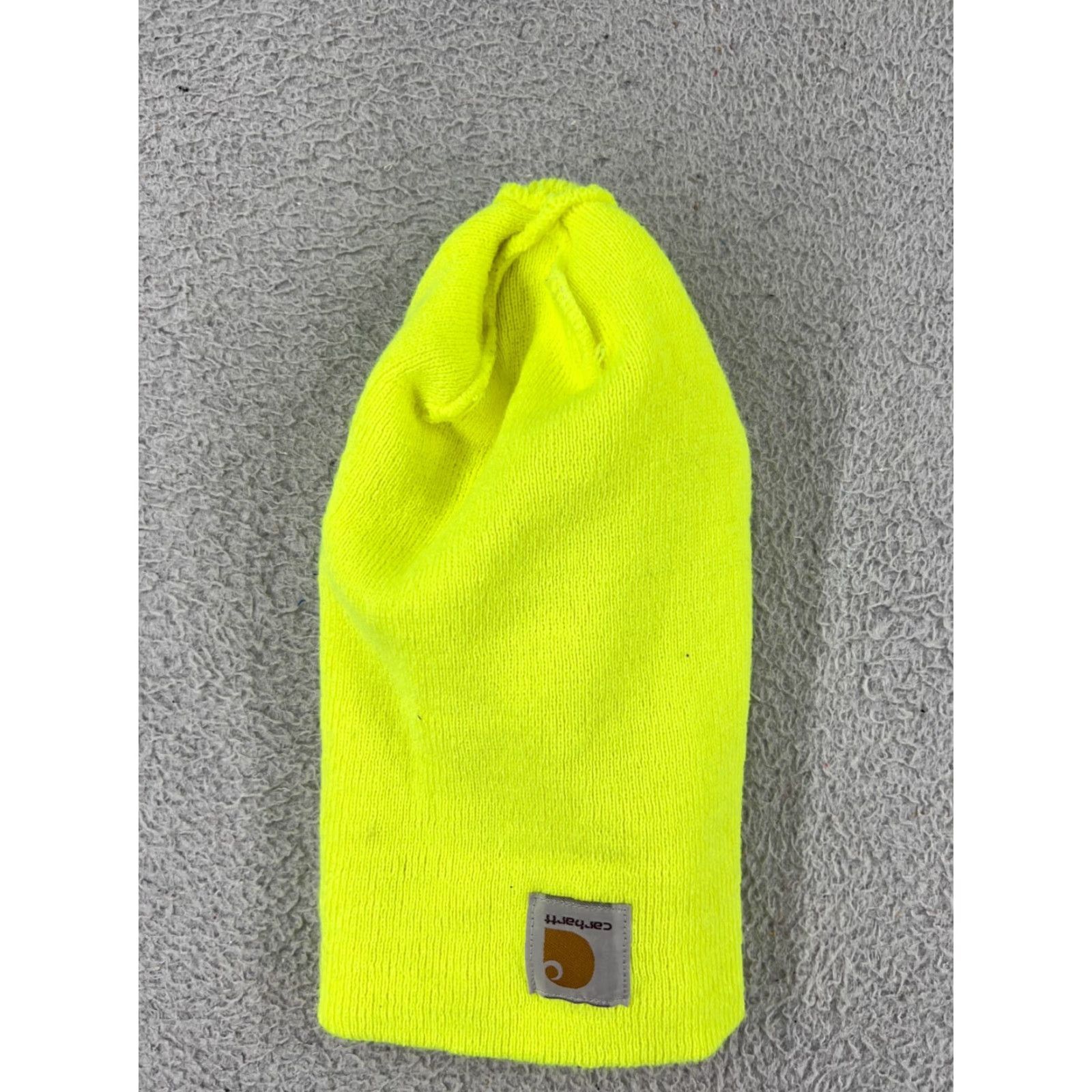 Carhartt Carhartt Beanie Hat Adult One Size Yellow Knit Acrylic Winter High Visibility Size ONE SIZE - 5 Thumbnail