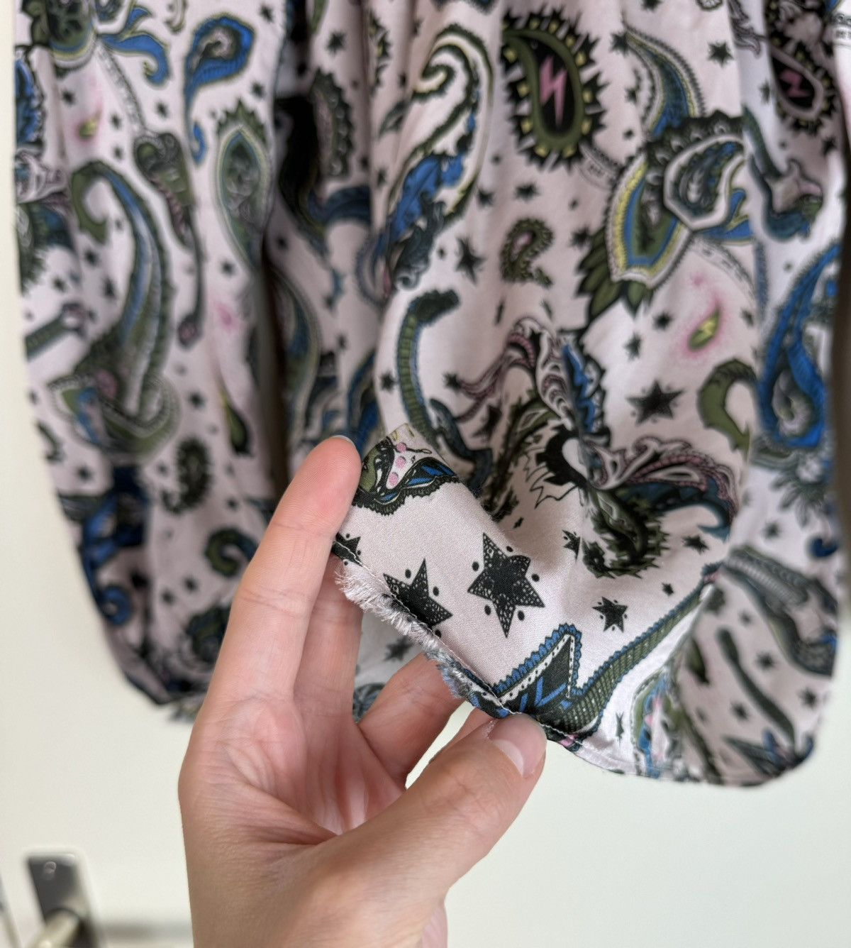 Zadig & Voltaire Zadig Voltaire voluminous balloon sleeve blouse paisley Etro Size S / US 4 / IT 40 - 17 Thumbnail