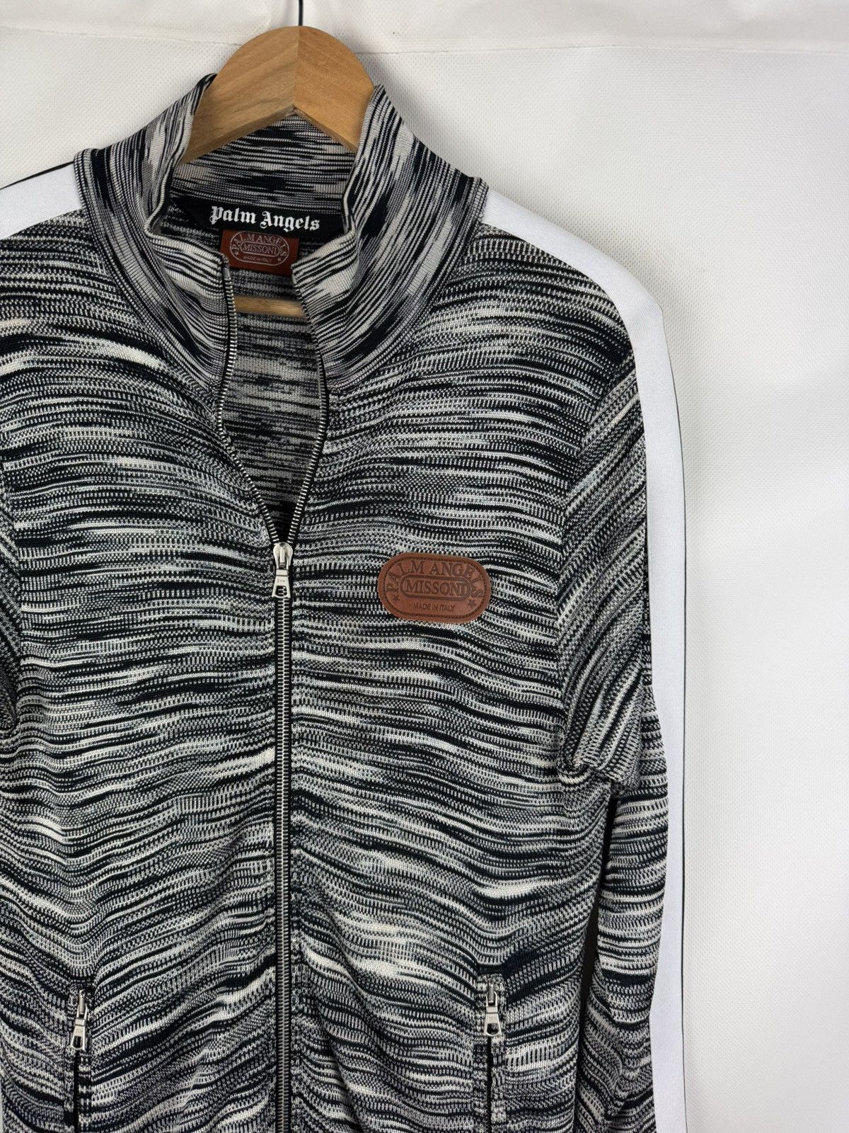 Missoni × Palm Angels Palm Angels Missoni Melange Knit Zip Up Track Top Jacket Size US M / EU 48-50 / 2 - 6 Thumbnail