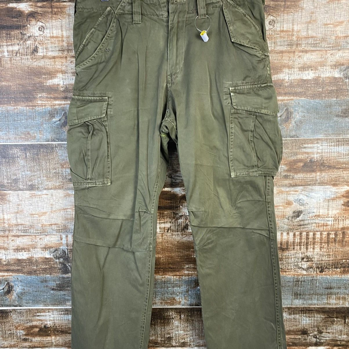 Global Work DL Global Work Green Cargo Multipocket Pants #C973 Size US 30 / EU 46 - 5 Thumbnail