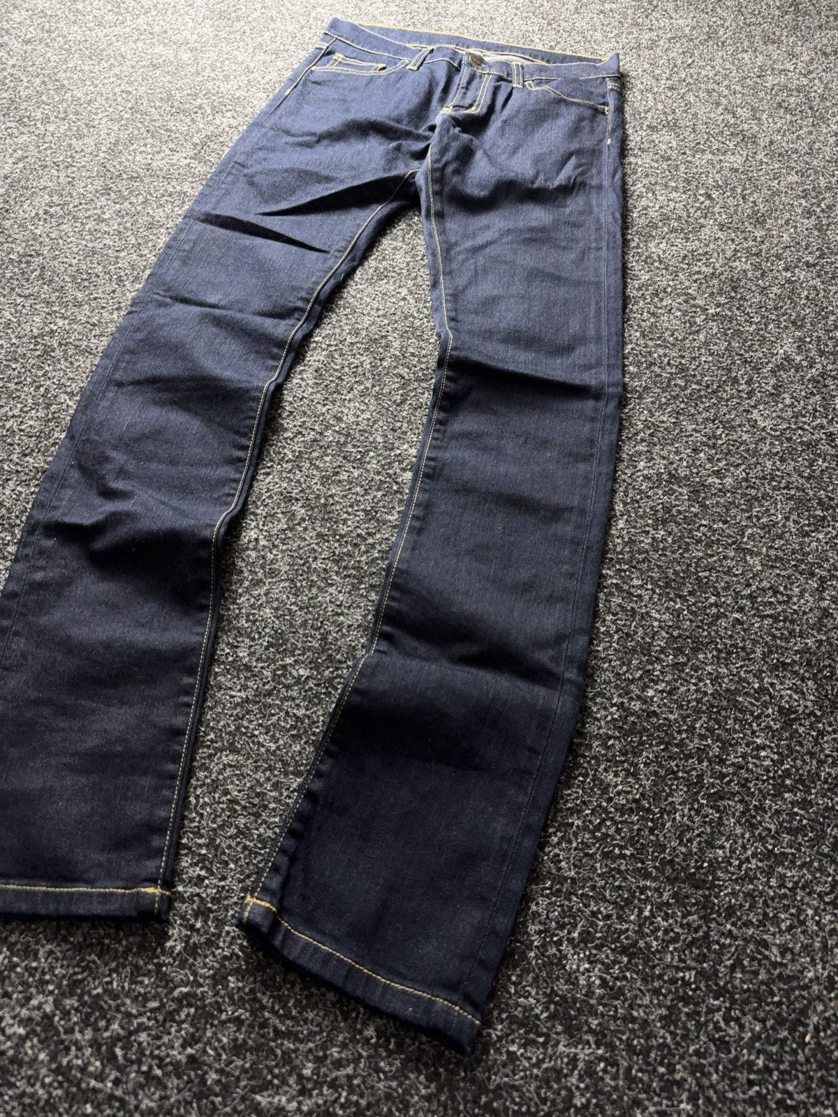 Carhartt 00s Carhartt Rebel Pant Raw Indigo Denim Workwear Jeans Size US 28 / EU 44 - 4 Thumbnail
