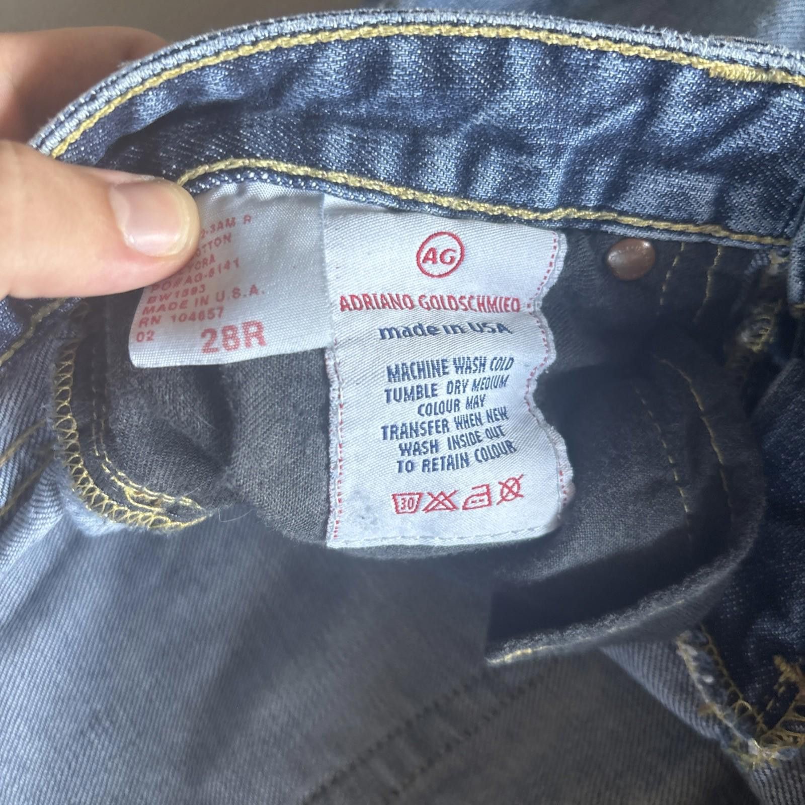 AG Adriano Goldschmied Adriano Goldschmied Jeans Womens 30 Boot Cut Mid Rise AG 28R Size 28" / US 6 / IT 42 - 5 Thumbnail