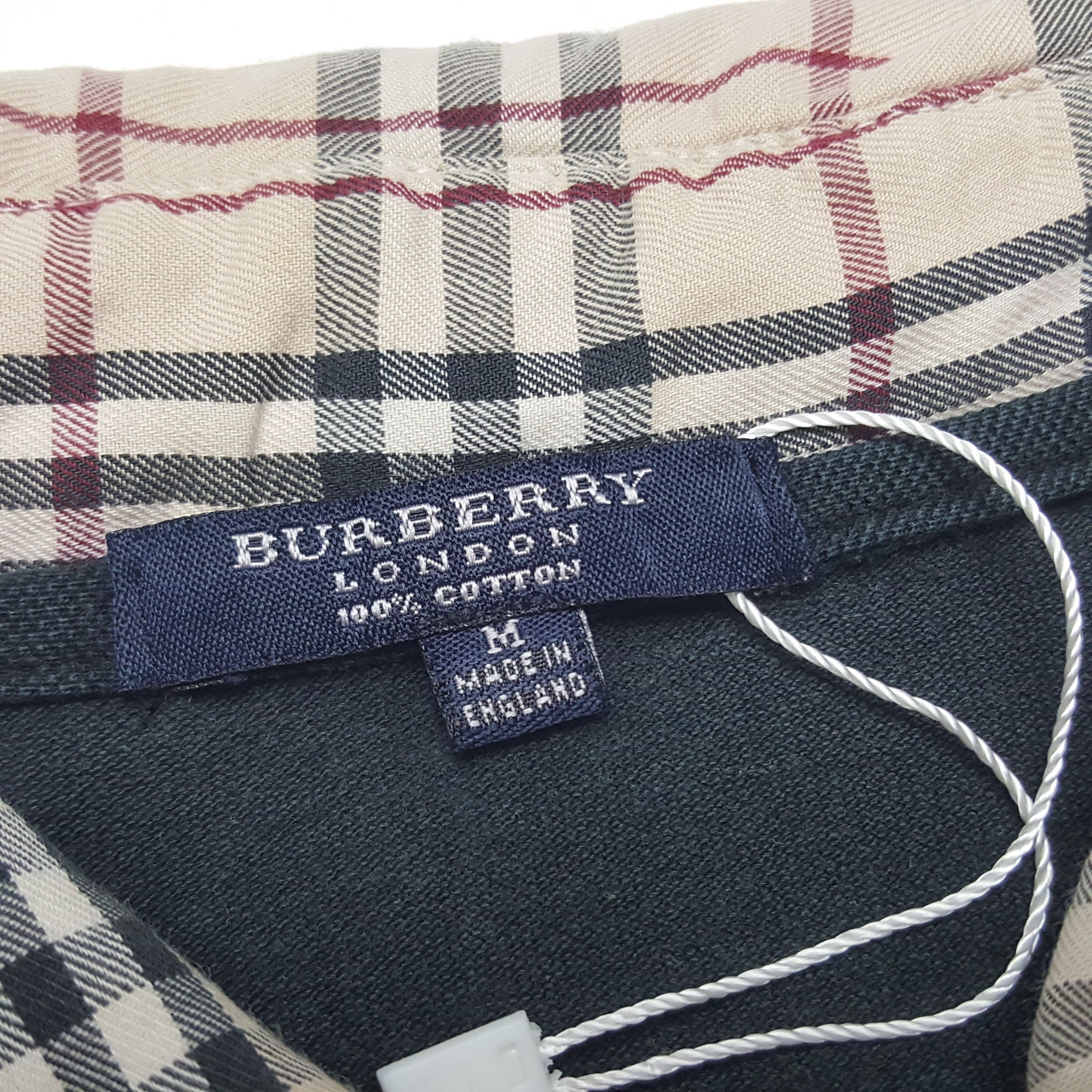 Burberry × Vintage Vintage Burberry London Nova Check Polo Shirt Size US M / EU 48-50 / 2 - 5 Thumbnail