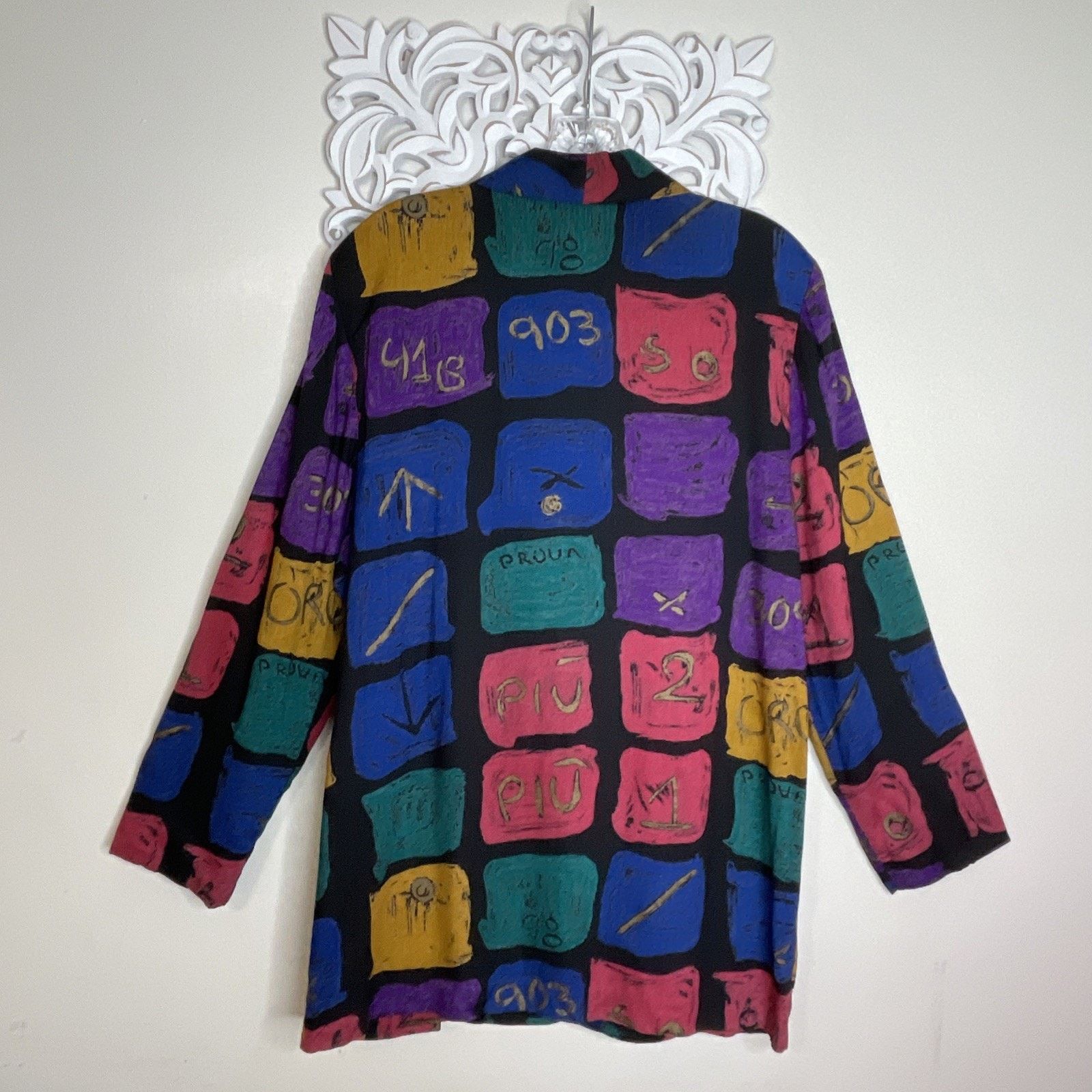 Other VTG KENSINGTON SQUARE size PM Blazer Eclectic Artsy Made USA Size M / US 6-8 / IT 42-44 - 12 Thumbnail