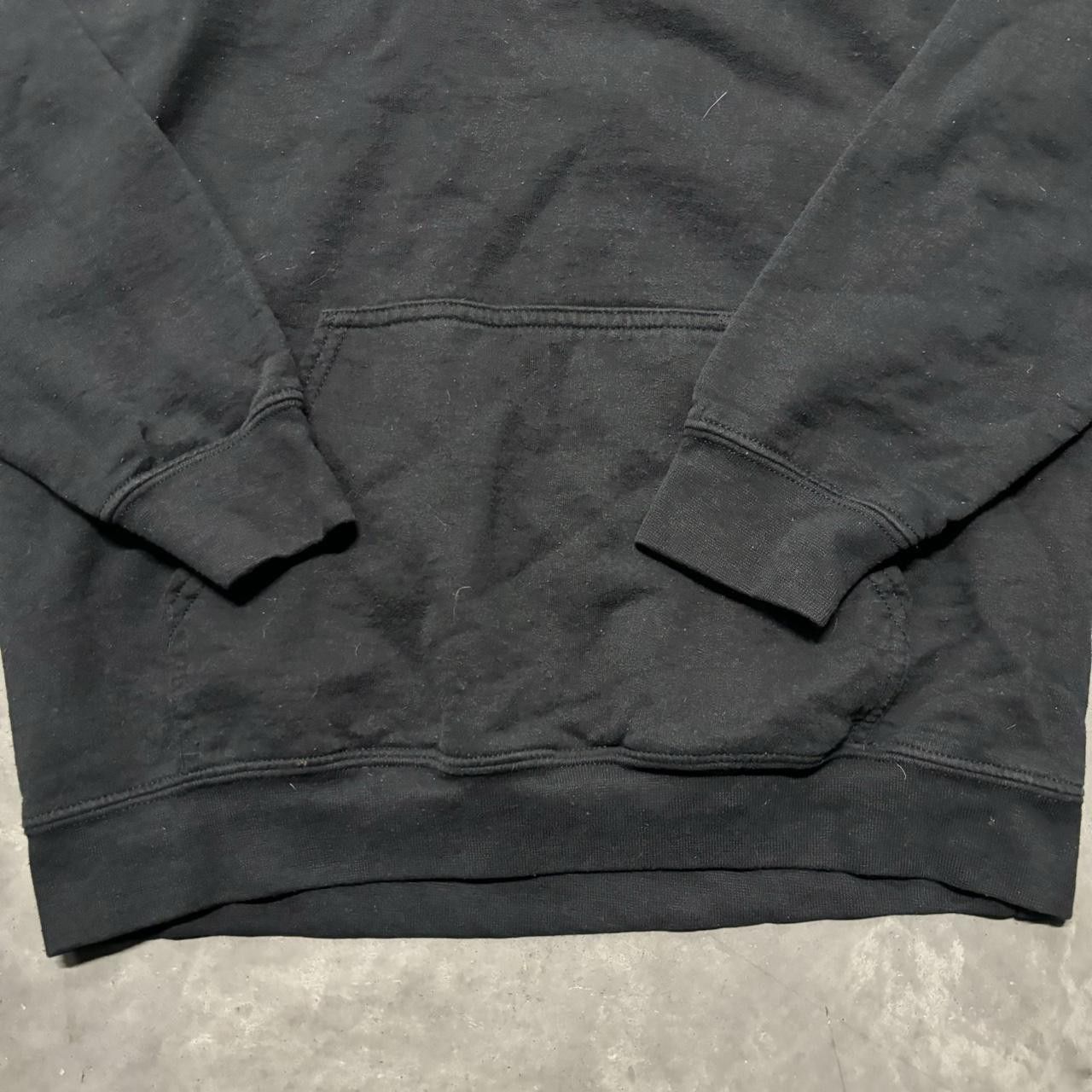 Russell Athletic × Vintage Crazy Vintage Y2K/2000s Black Blank Russell Style Essential Hoodie! Size US S / EU 44-46 / 1 - 5 Thumbnail