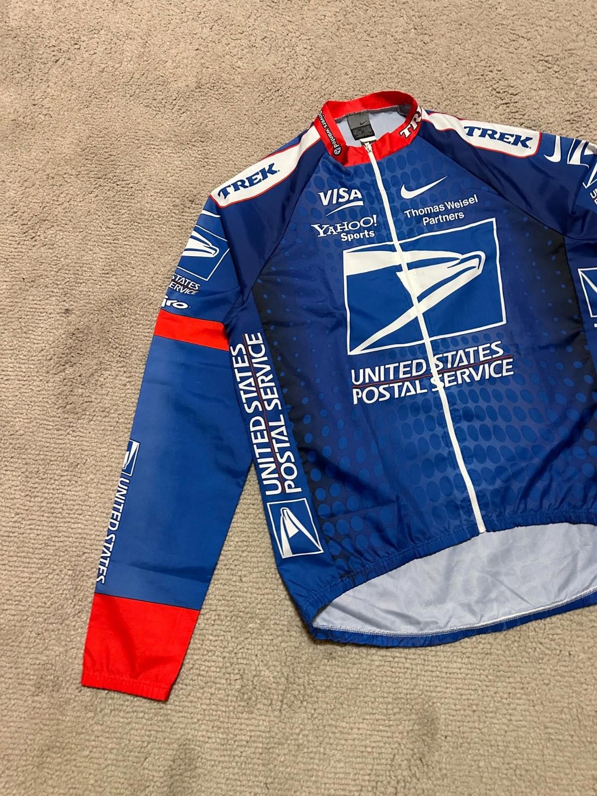 Nike NIKE Cycling Trek USPS Team Windshell 2003 Sz L Size US L / EU 52-54 / 3 - 2 Thumbnail