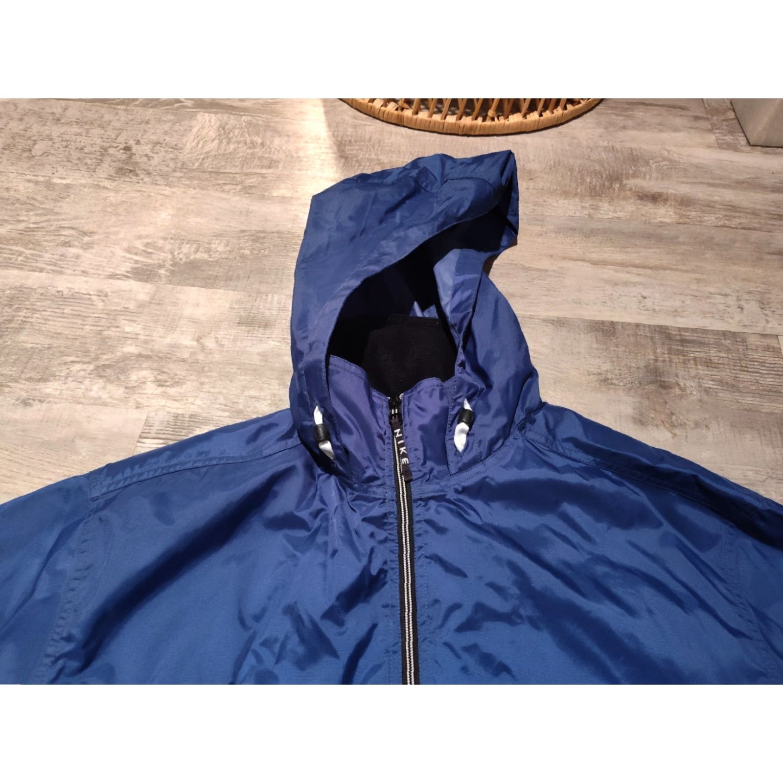 Nike VINTAGE Nike Windbreaker Jacket 1/4 Zip Hooded Mens Size L Blue 90s Size US L / EU 52-54 / 3 - 6 Thumbnail