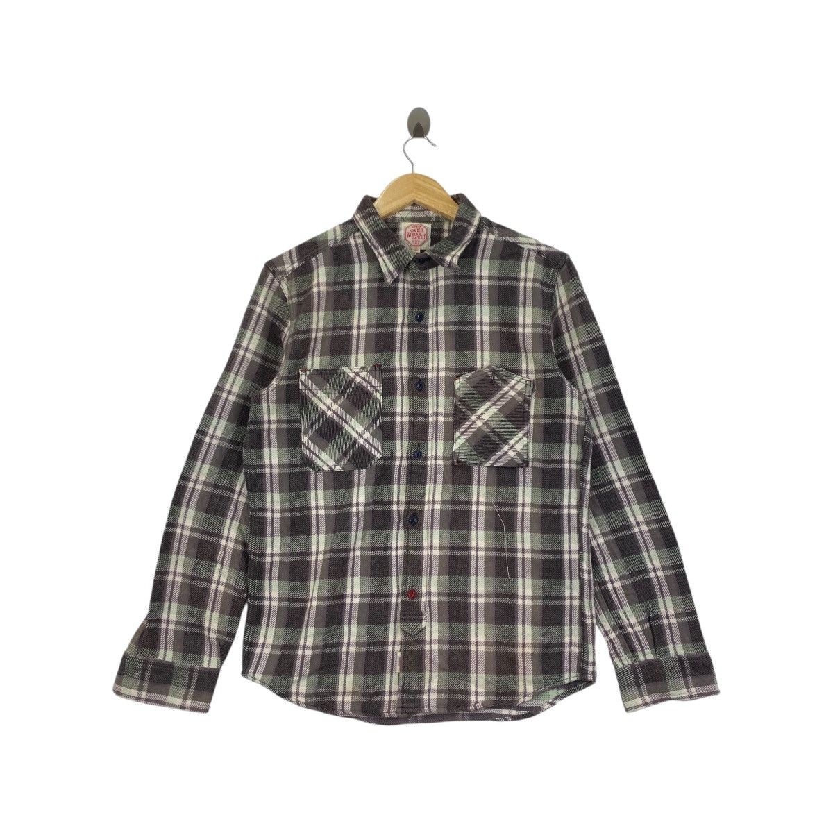 Edwin EDWIN Over Works Factory Check Tartan Western Flannel Size US M / EU 48-50 / 2 - 1 Thumbnail