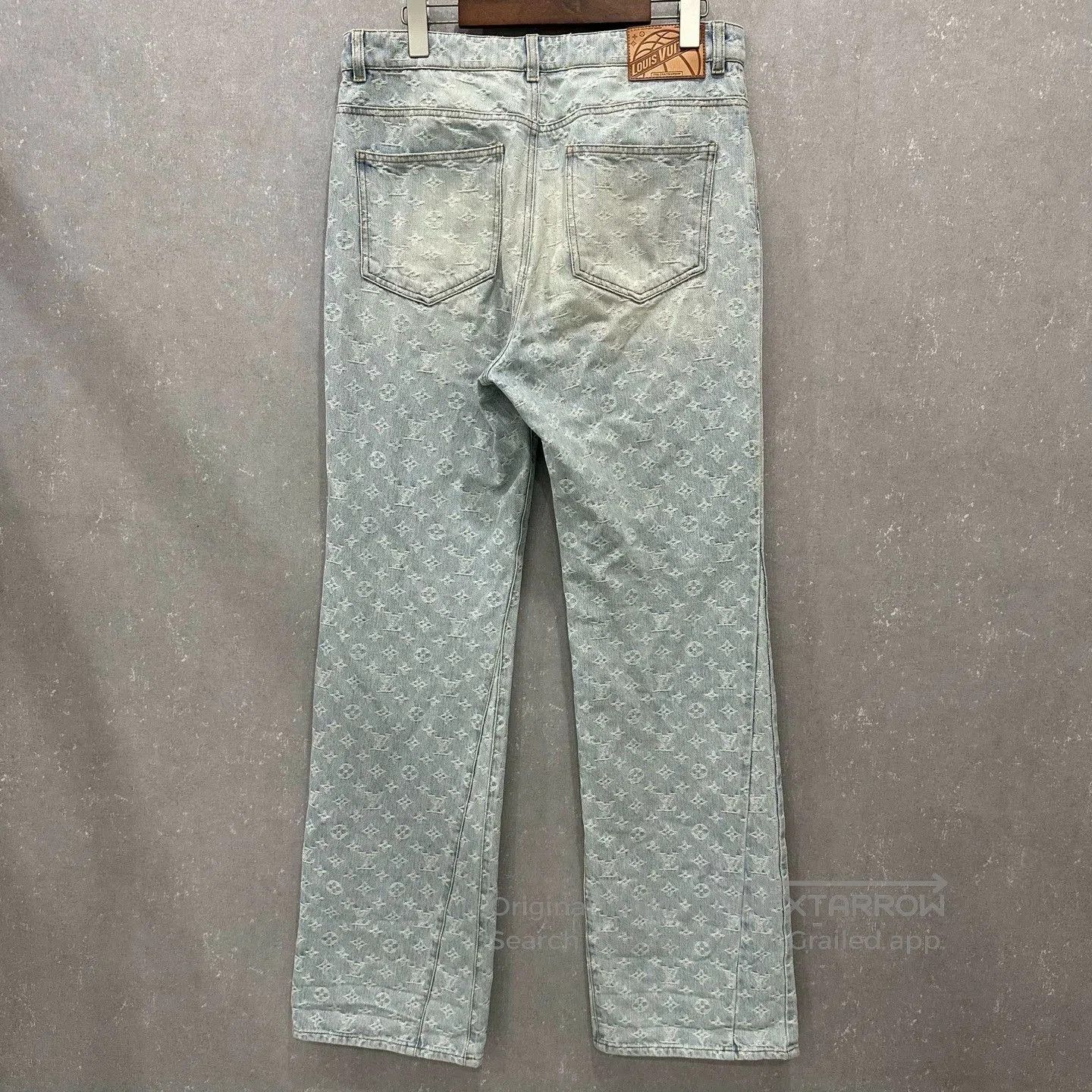 Louis Vuitton Louis Vuitton NBA Collaboration All-Over Print Jeans. Size US 30 / EU 46 - 2 Thumbnail