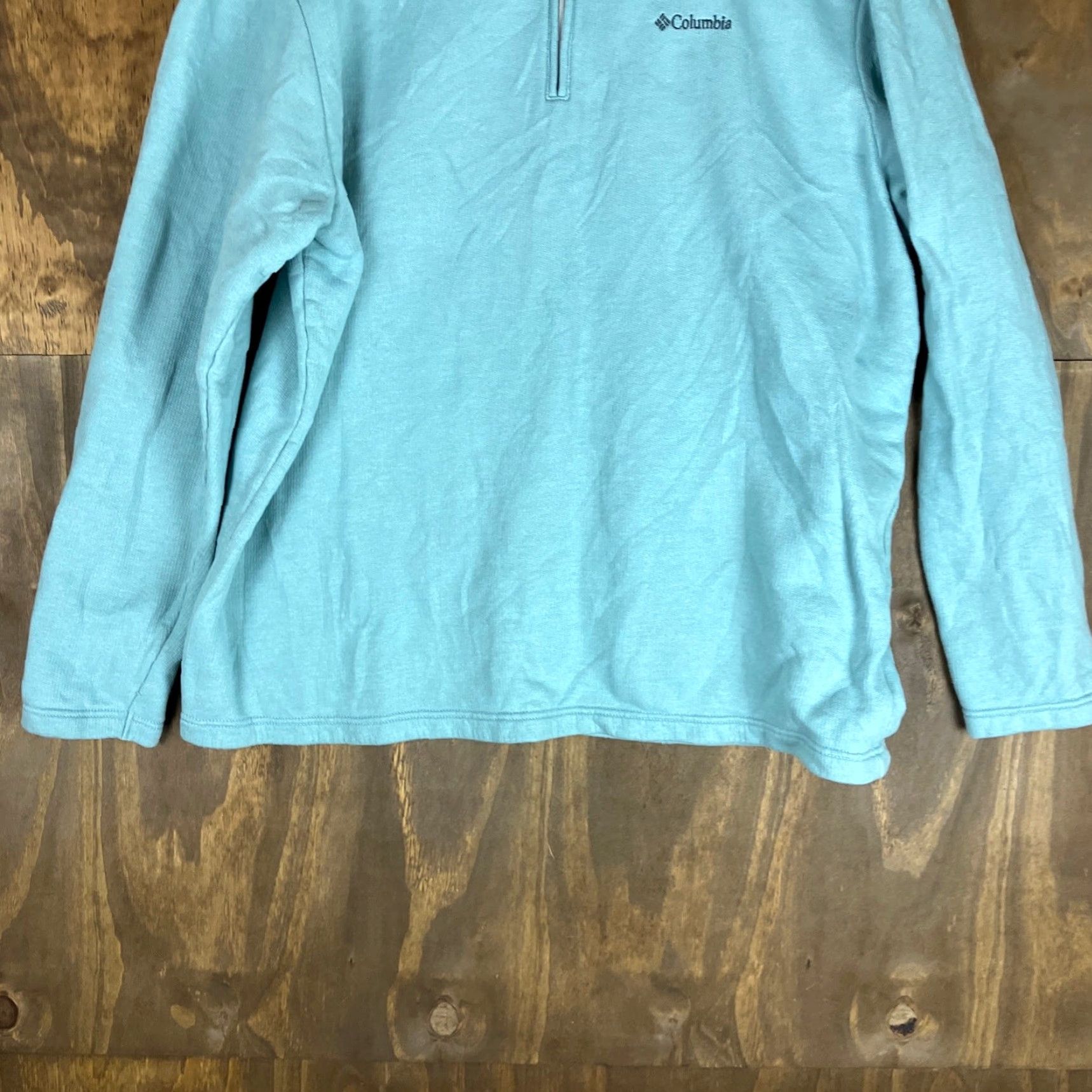 Vintage Columbia Mens Sweater Blue 1/4 Zip Long Sleeve Fleece Pullover 2XL XXL Pullover Casual/Workwear Men Long Sleeve Size US XXL / EU 58 / 5 - 3 Thumbnail