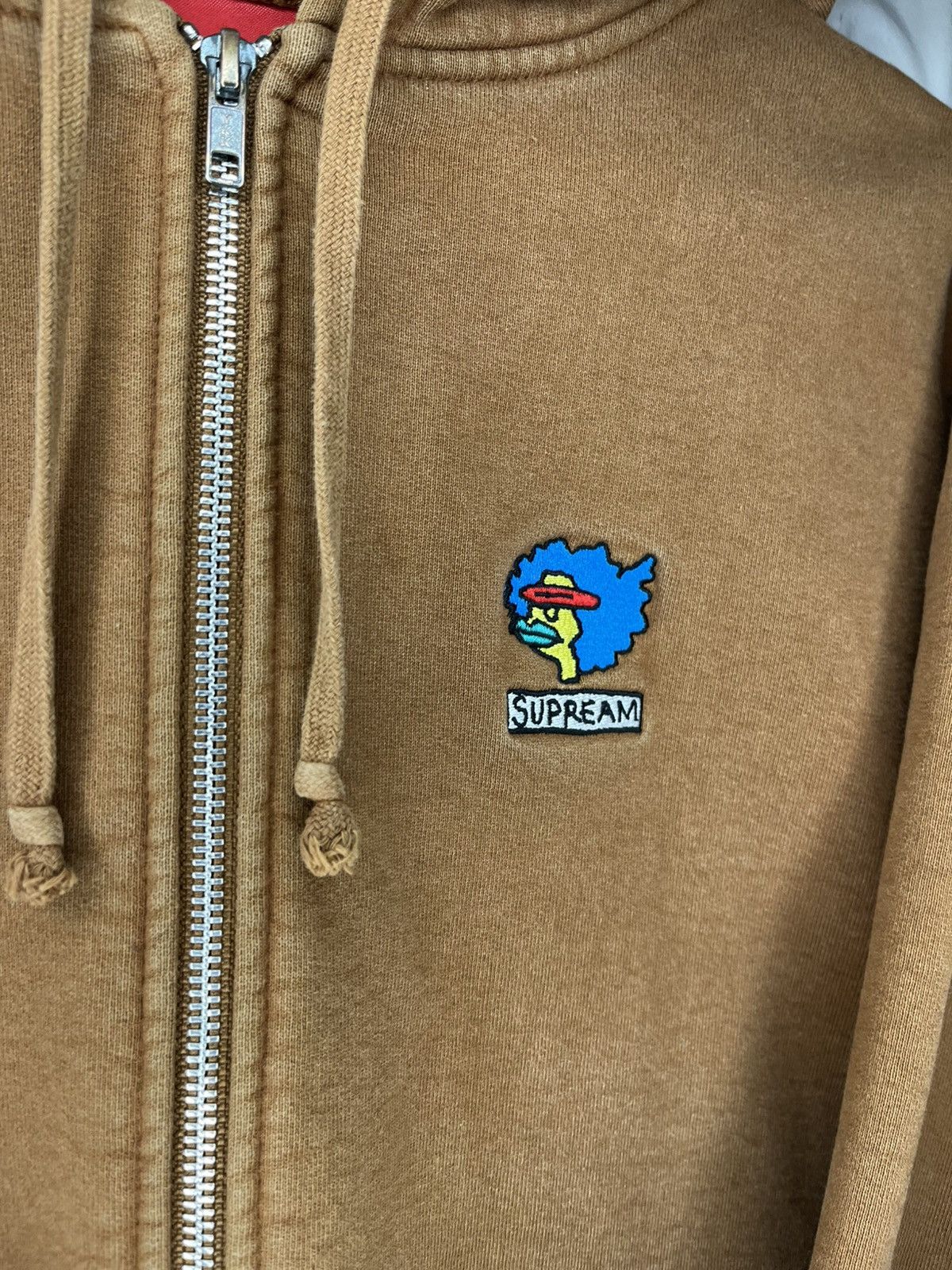Supreme Supreme Chocolate Beige Zip Up Hoodie “Supream” Size US L / EU 52-54 / 3 - 3 Thumbnail