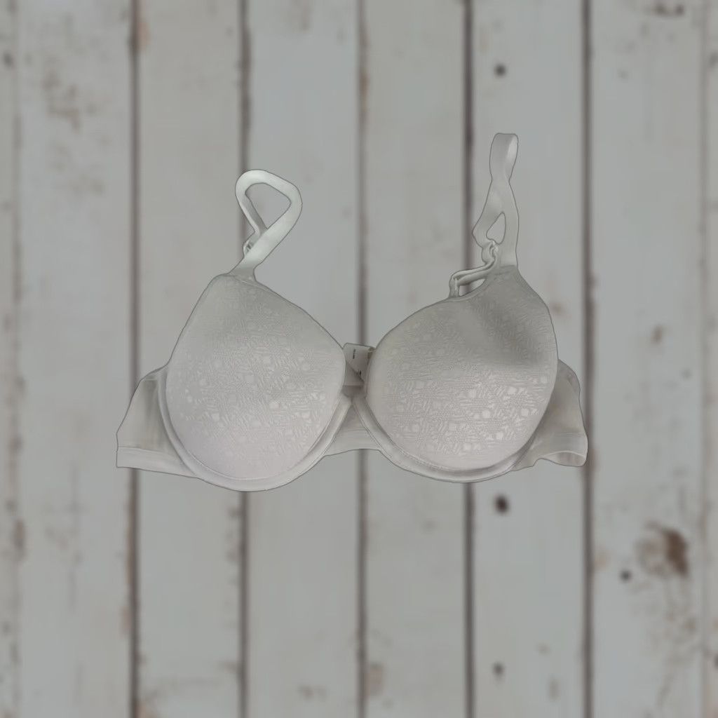 Hanes Hanes White Lightly Lined Wireless Bra Womens Size 36B Size ONE SIZE - 1 Thumbnail