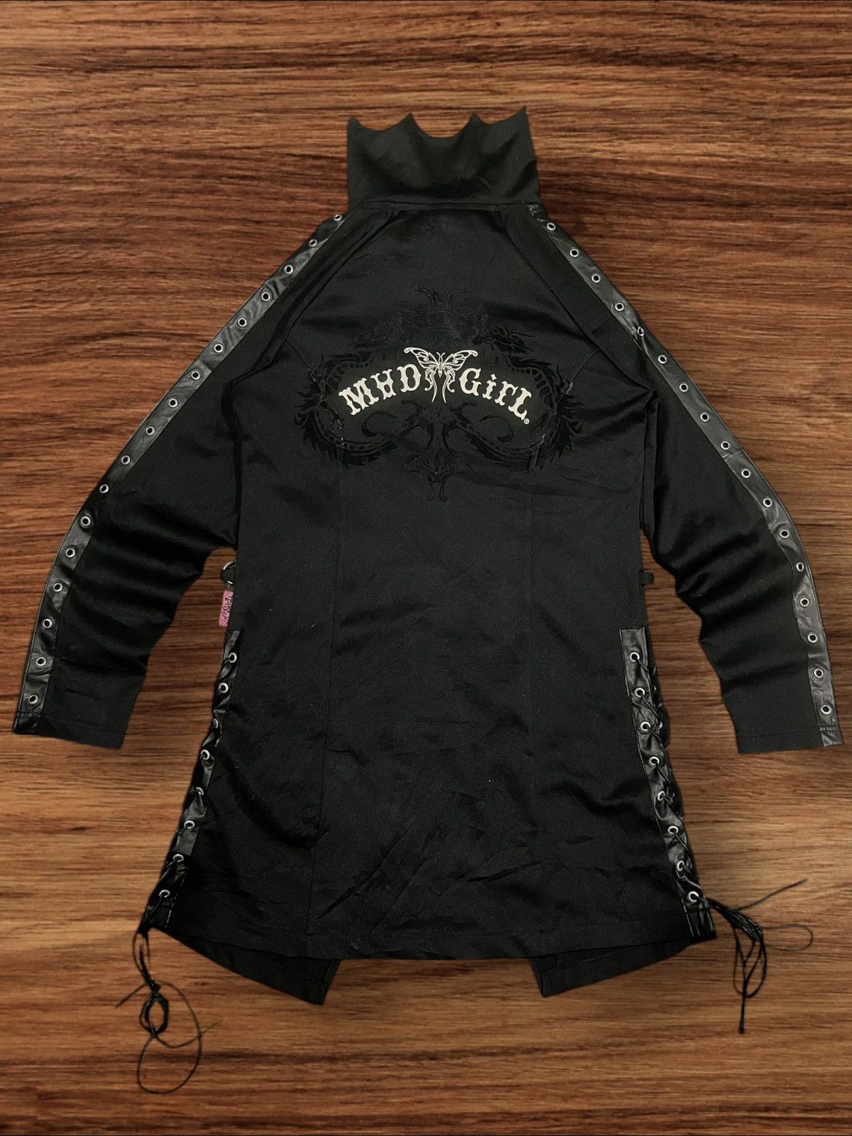 Japanese Brand × Seditionaries Mad Girl Long Black Crosses Gothic Steampunk Dead Soul Coat Size S / US 4 / IT 40 - 2 Thumbnail