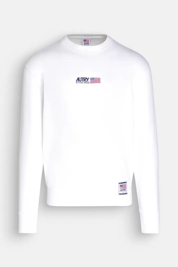 AUTRY o1y0526 Logo Sweatshirt in White Size US M / EU 48-50 / 2 - 1 Thumbnail