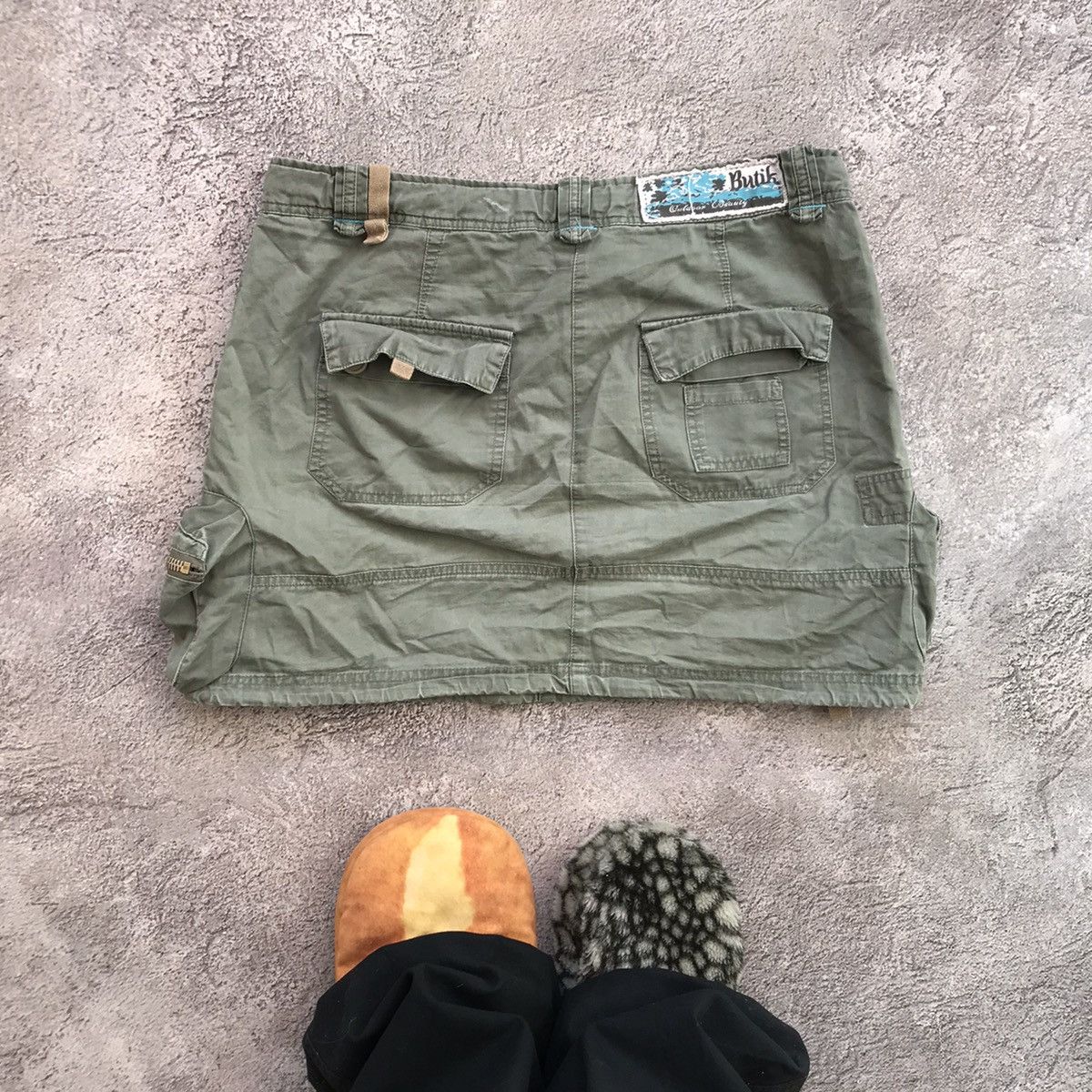 If Six Was Nine vintage mini cargo skirt japan pocket streetwear style Y2K Size 30" / US 8 / IT 44 - 5 Thumbnail