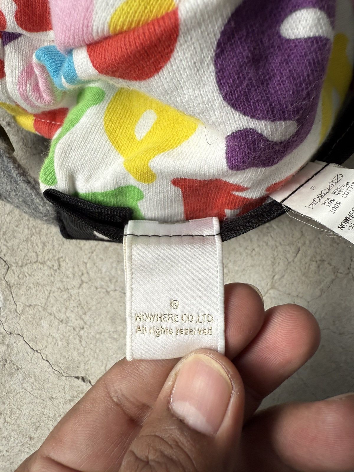 CA4LA Vintage CA4LA x Bathing ape baby Reprise Toshi Wool Cap Size ONE SIZE - 8 Thumbnail