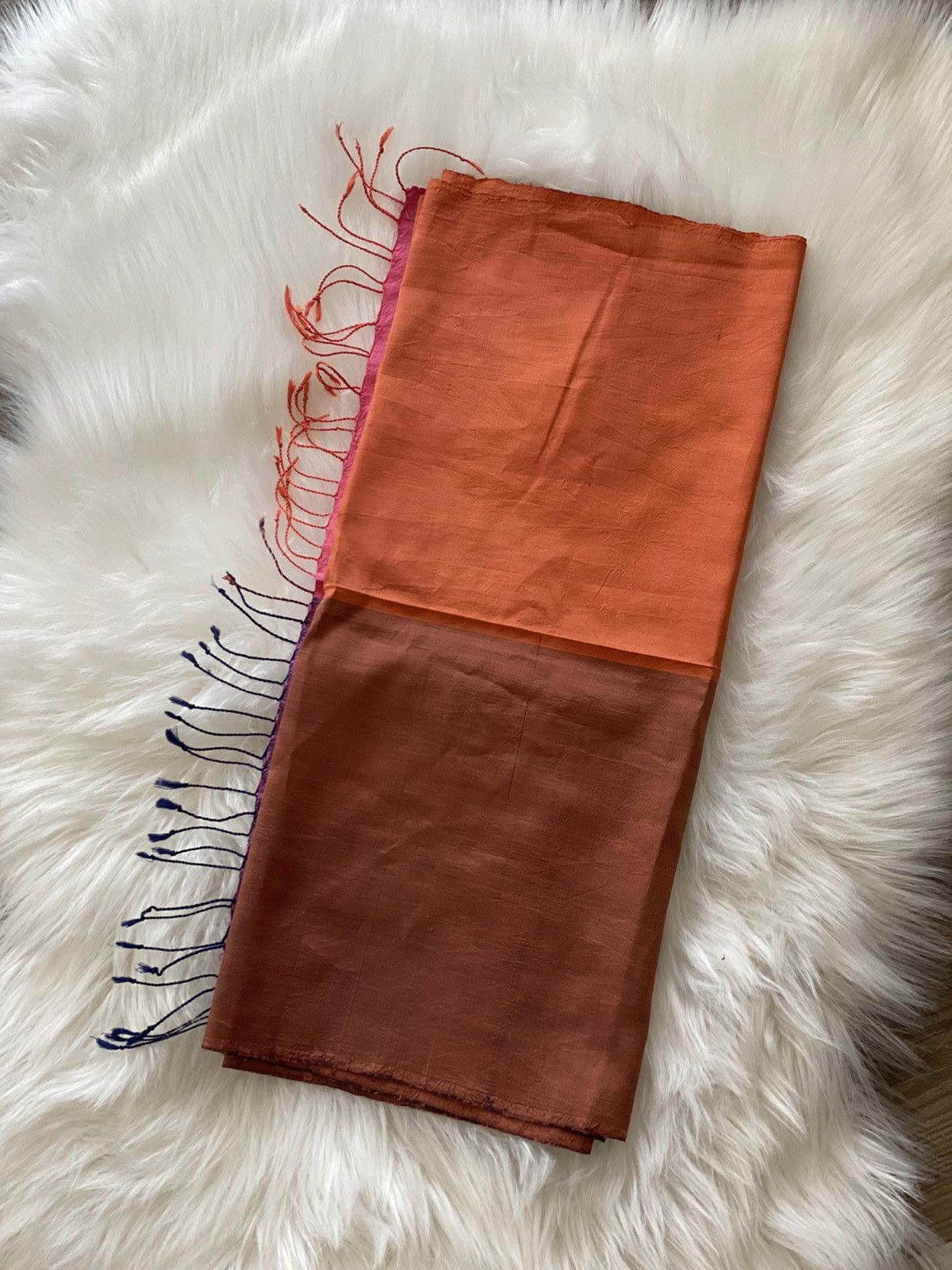 Other TABITHA CAMBODIA HANDCRAFTED SCARF SHAWL 100% CAMBODIAN SILK Size ONE SIZE - 3 Thumbnail